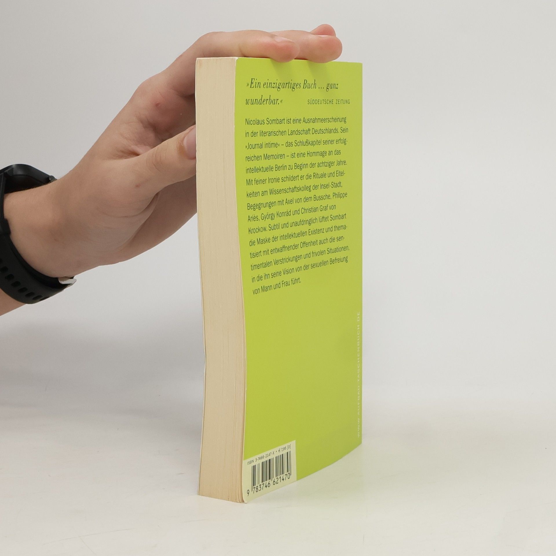 Nicolaus Sombart Journal intime 1982/83