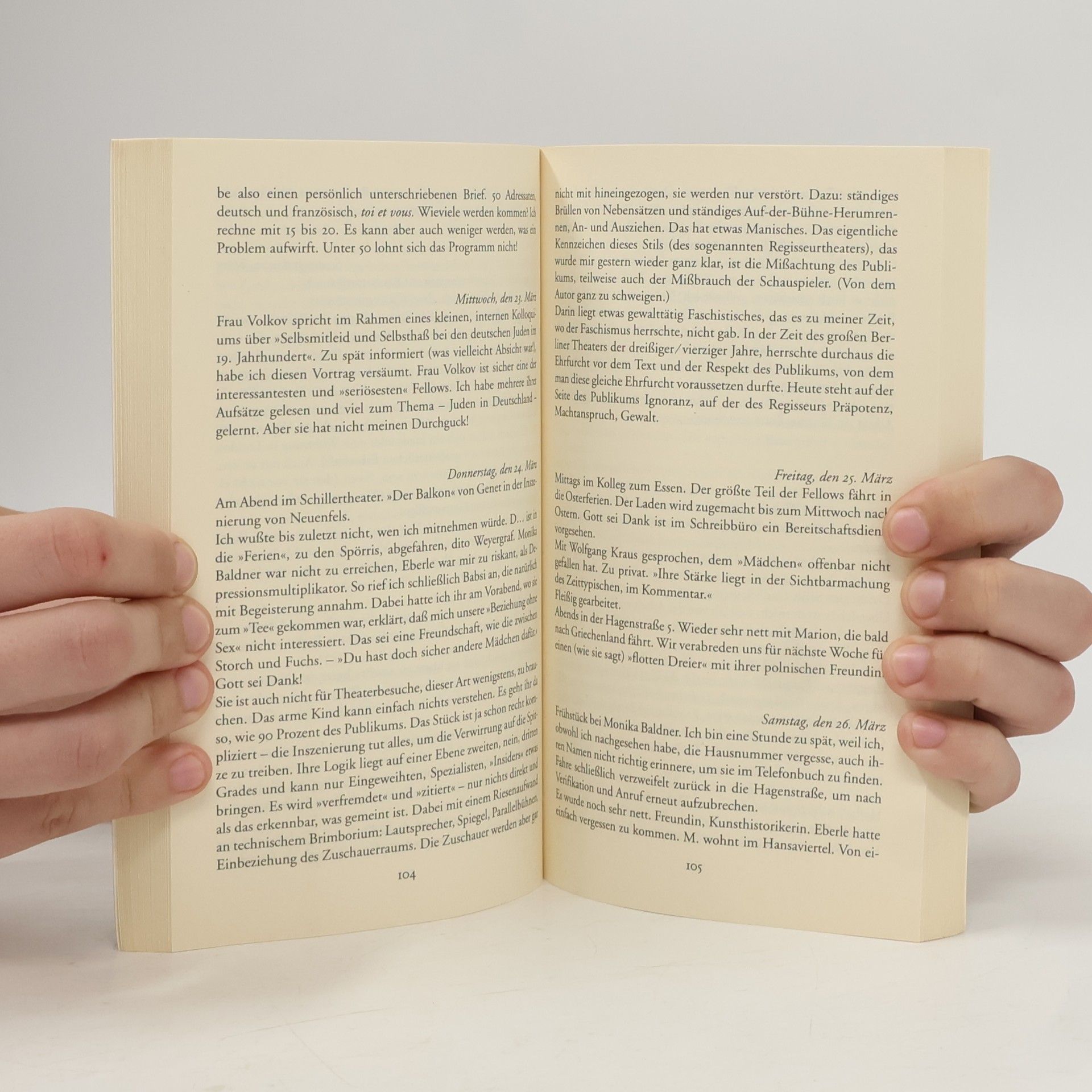 Nicolaus Sombart Journal intime 1982/83