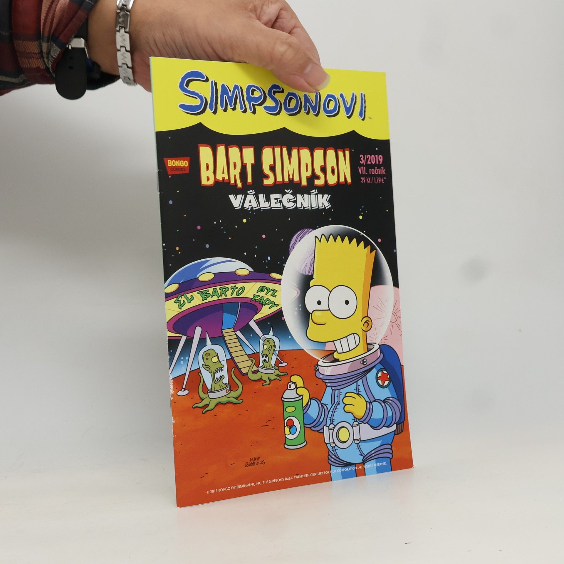 Simpsonovi. Bart Simpson 3/2019. Válečník