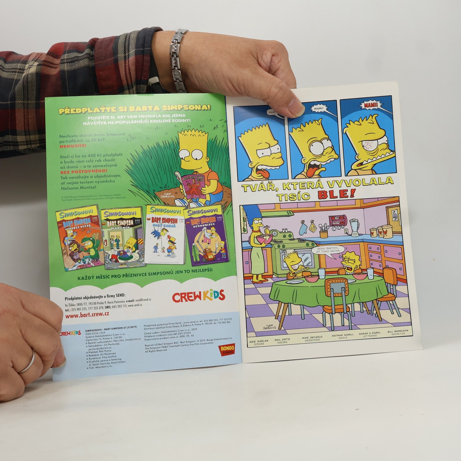Sergio Aragonés Simpsonovi. Bart Simpson 3/2019. Válečník