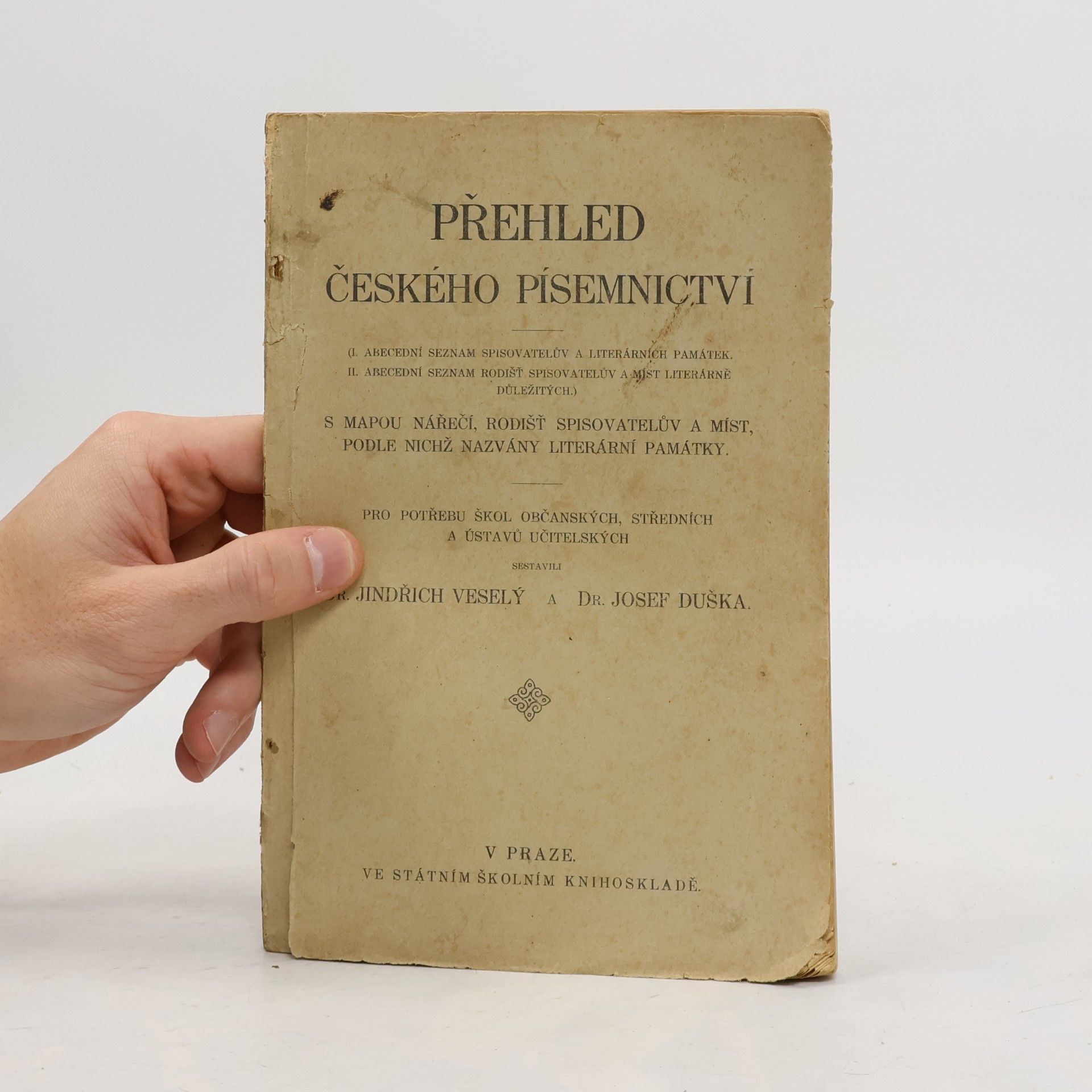 František Pulec Přehled českého písemnictví