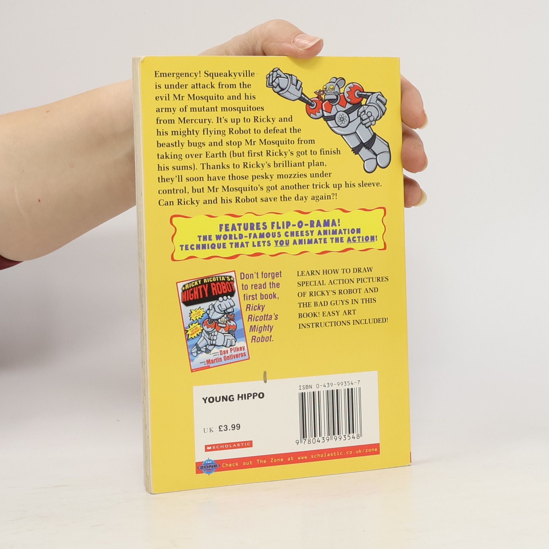 Dav Pilkey Ricky Ricotta's Mighty Robot Vs. the Mutant Mosquitoes from Mercury