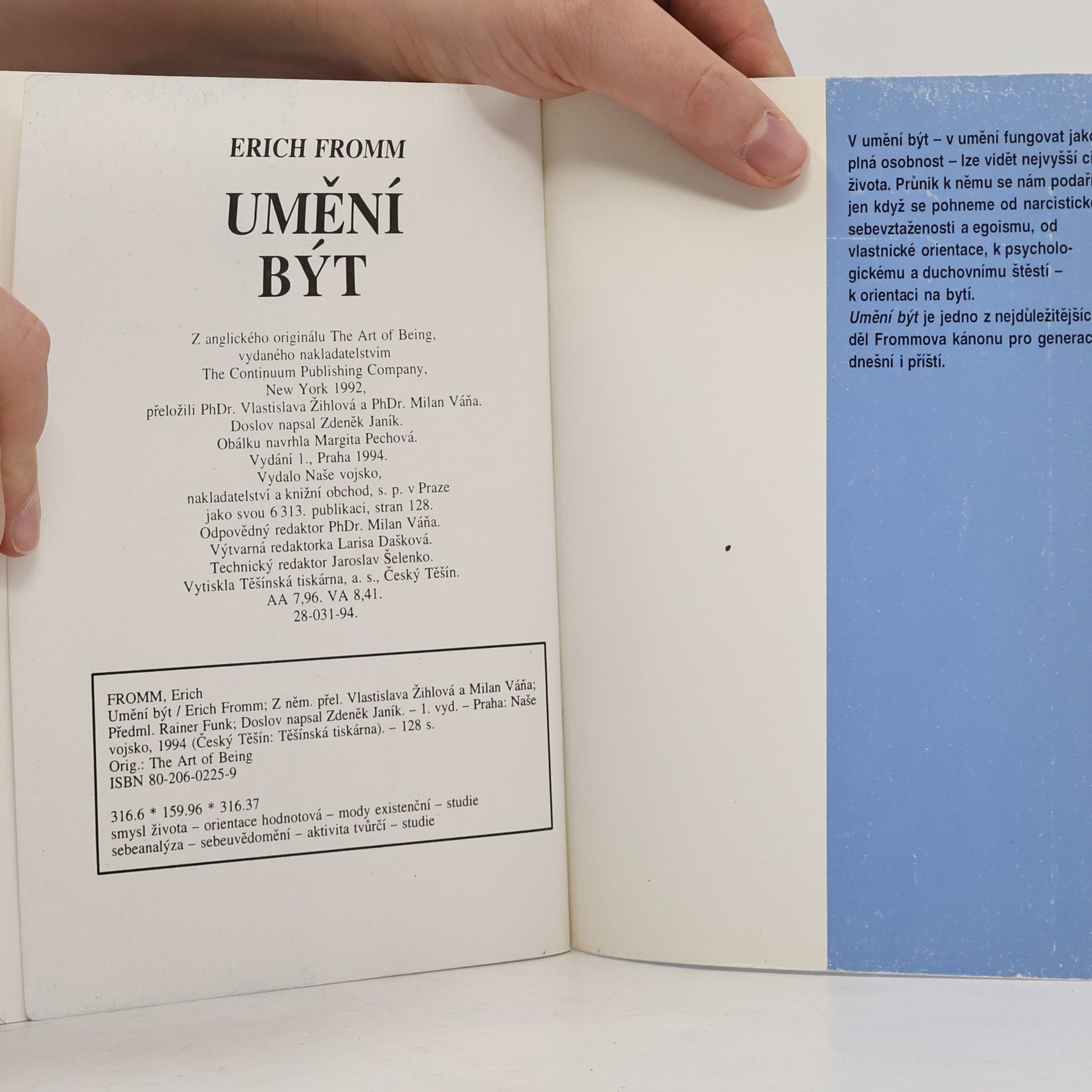 Erich Fromm Umění být