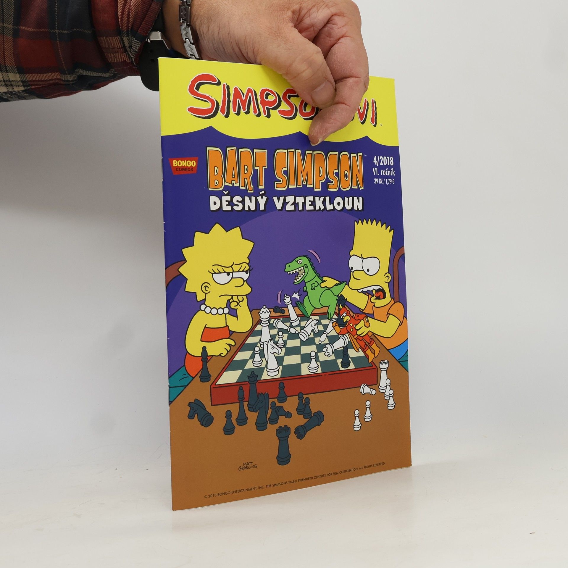 Matt Groening Bart Simpson 4/2018. Děsný vztekloun