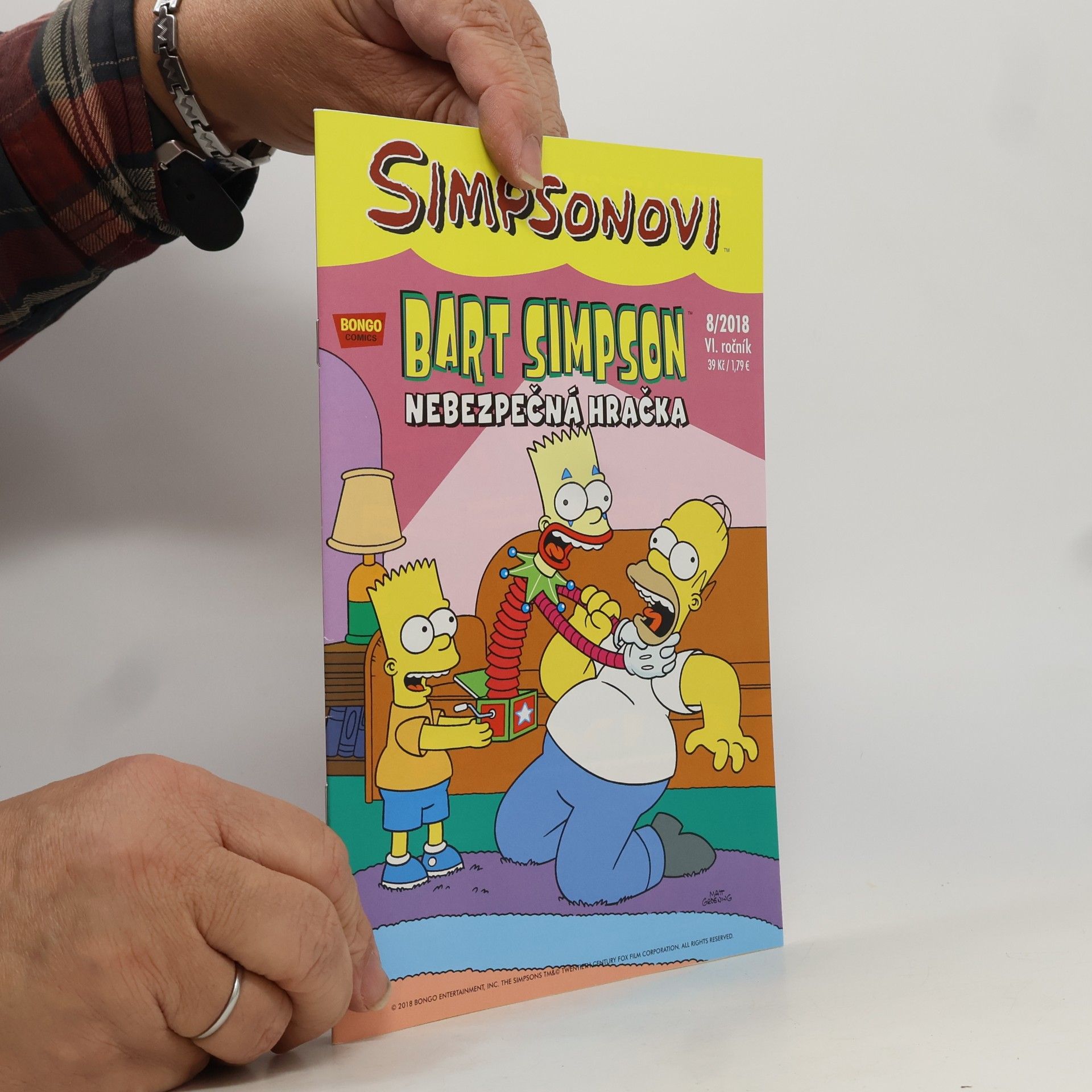 Bart Simpson 8/2018. Nebezpečná hračka