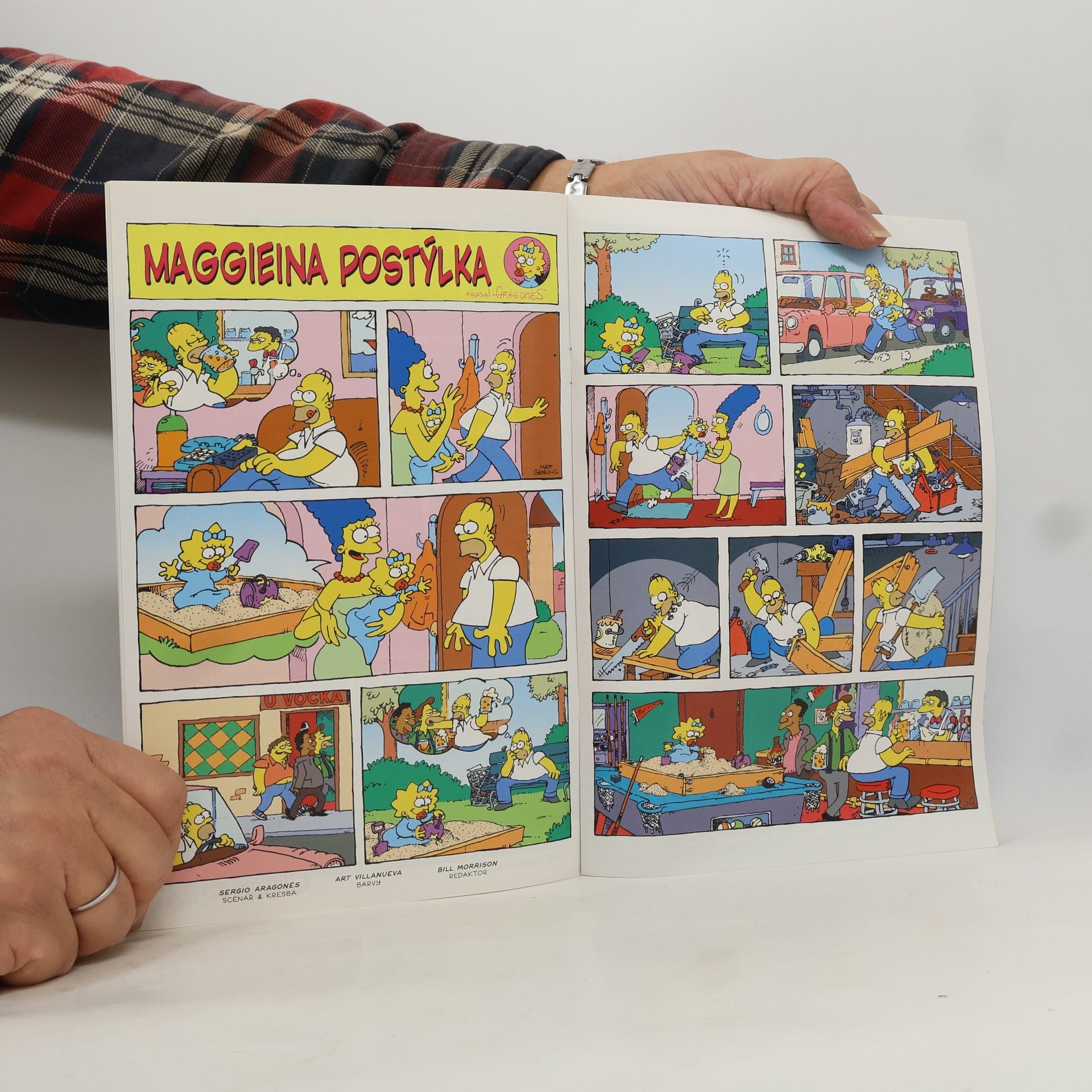 Matt Groening Bart Simpson nádeník. Ročník VI. 10/2018