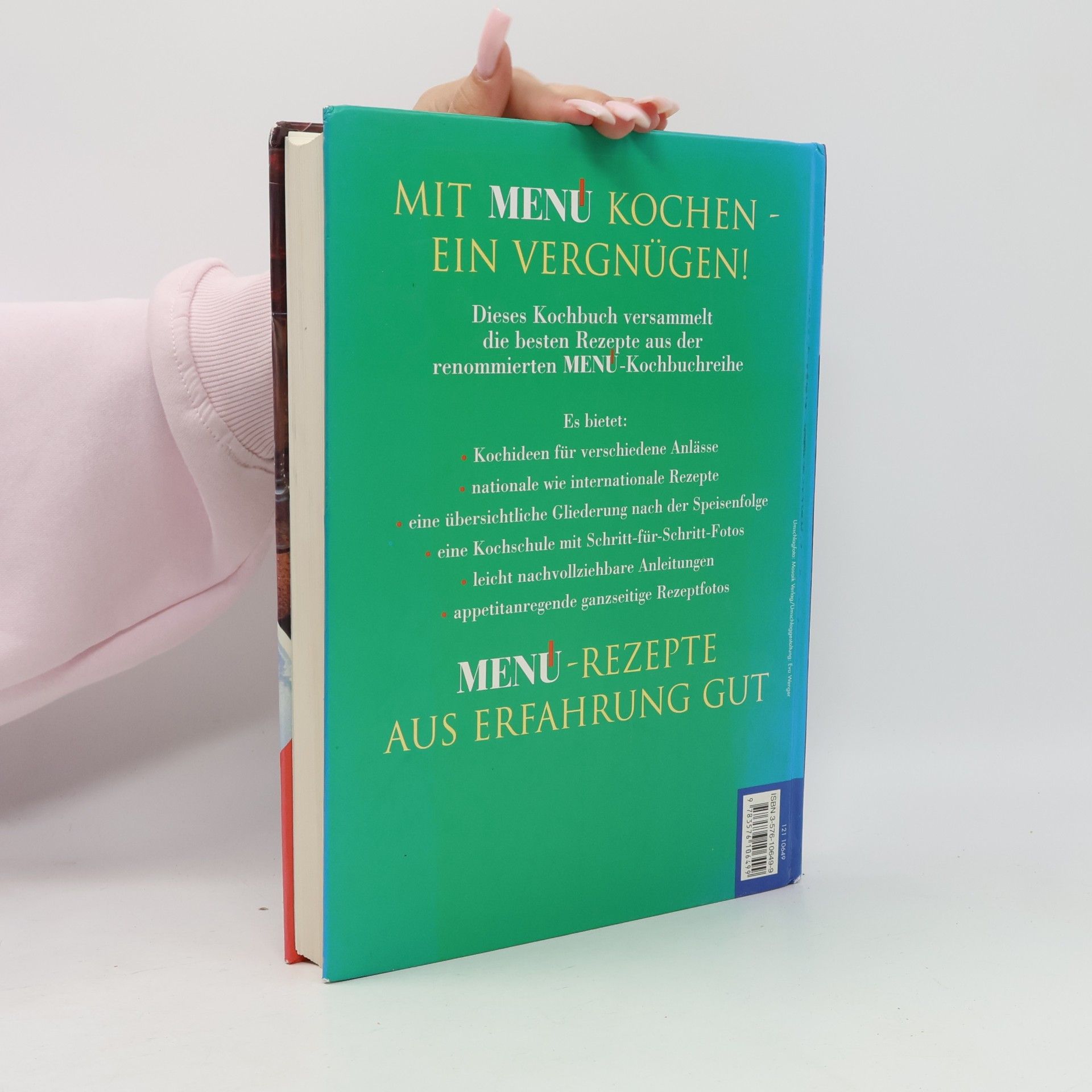 Cornelia Adam Die besten Rezepte aus MENÜ