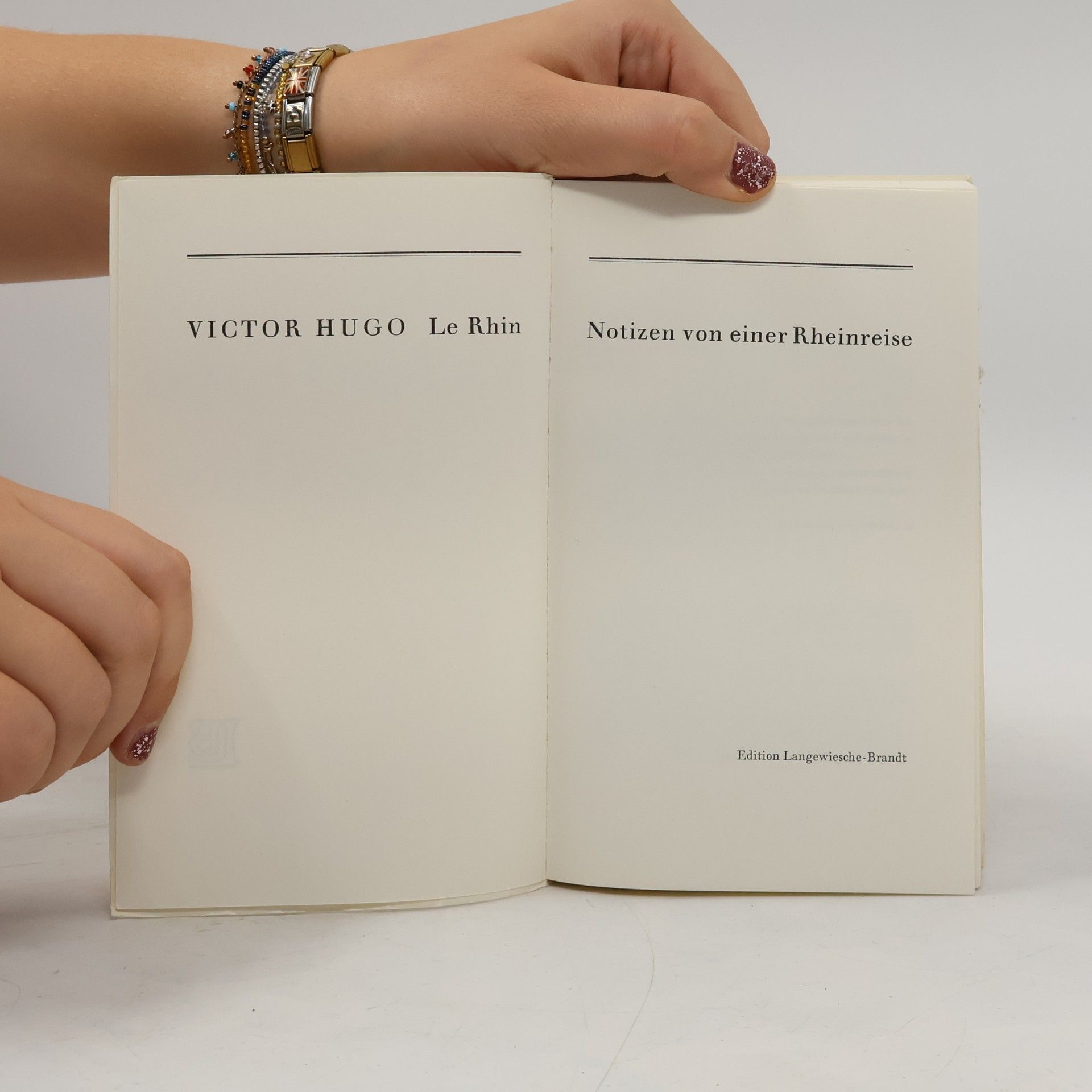 Victor Hugo Le Rhin. Notizen von einer Rheinreise