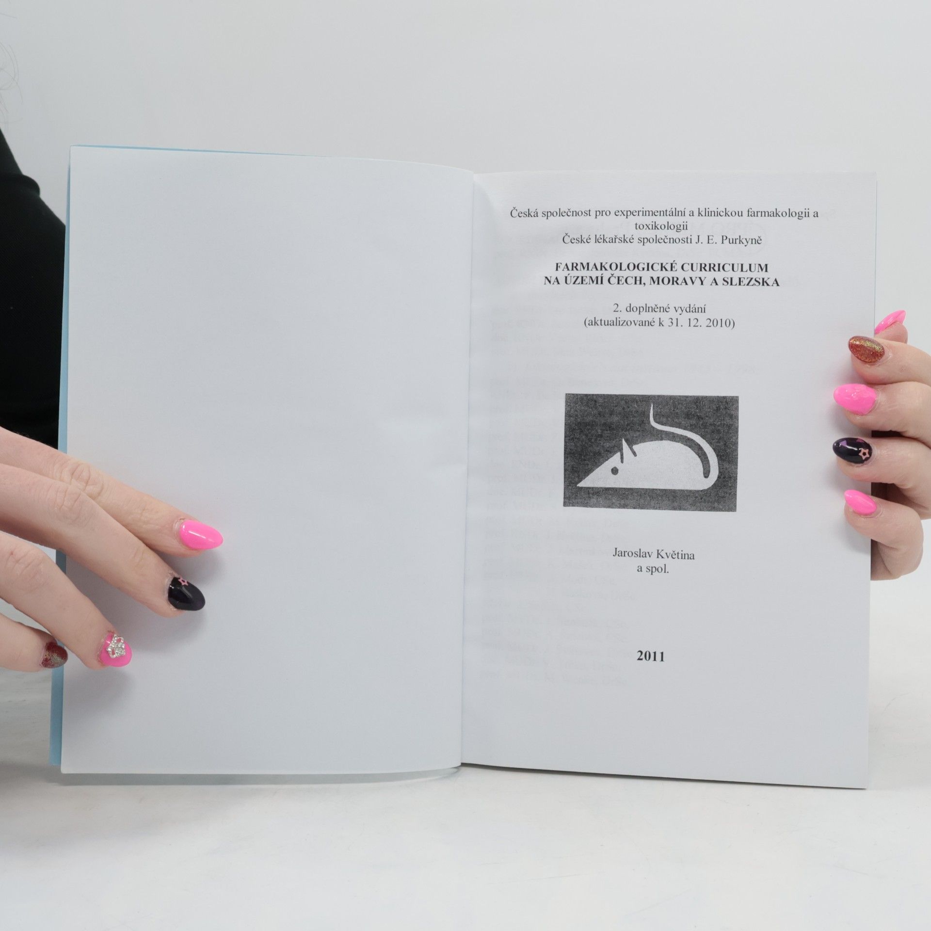 Jaroslav Květina FARMAKOLOGICKÉ CURRICULUM NA ÚZEMÍ ČECH, MORAVY A SLEZSKA