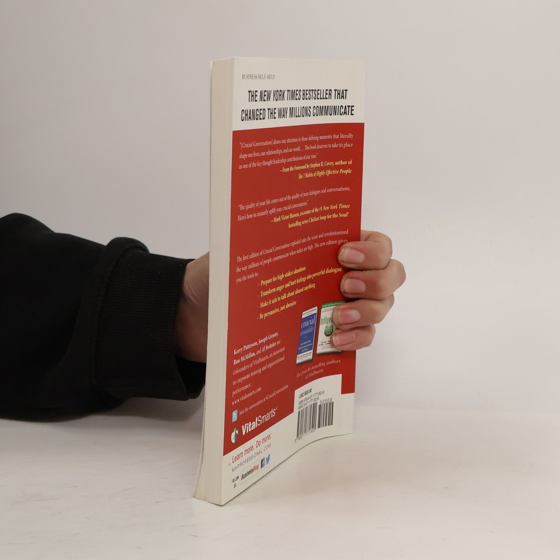 Kerry Patterson Crucial conversations : tools for talking when stakes are high
