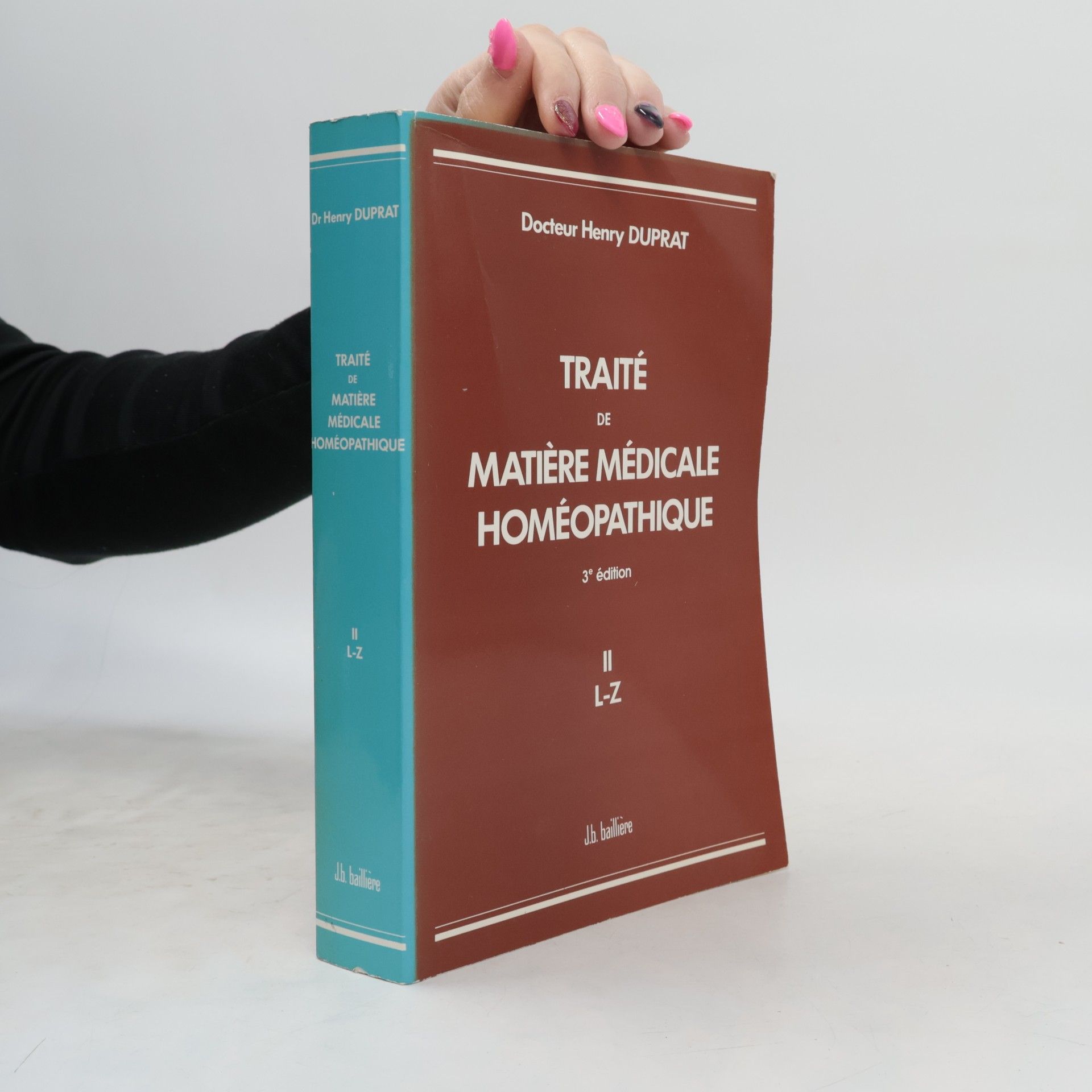Traité de matière médicale homéopathique II, L-Z