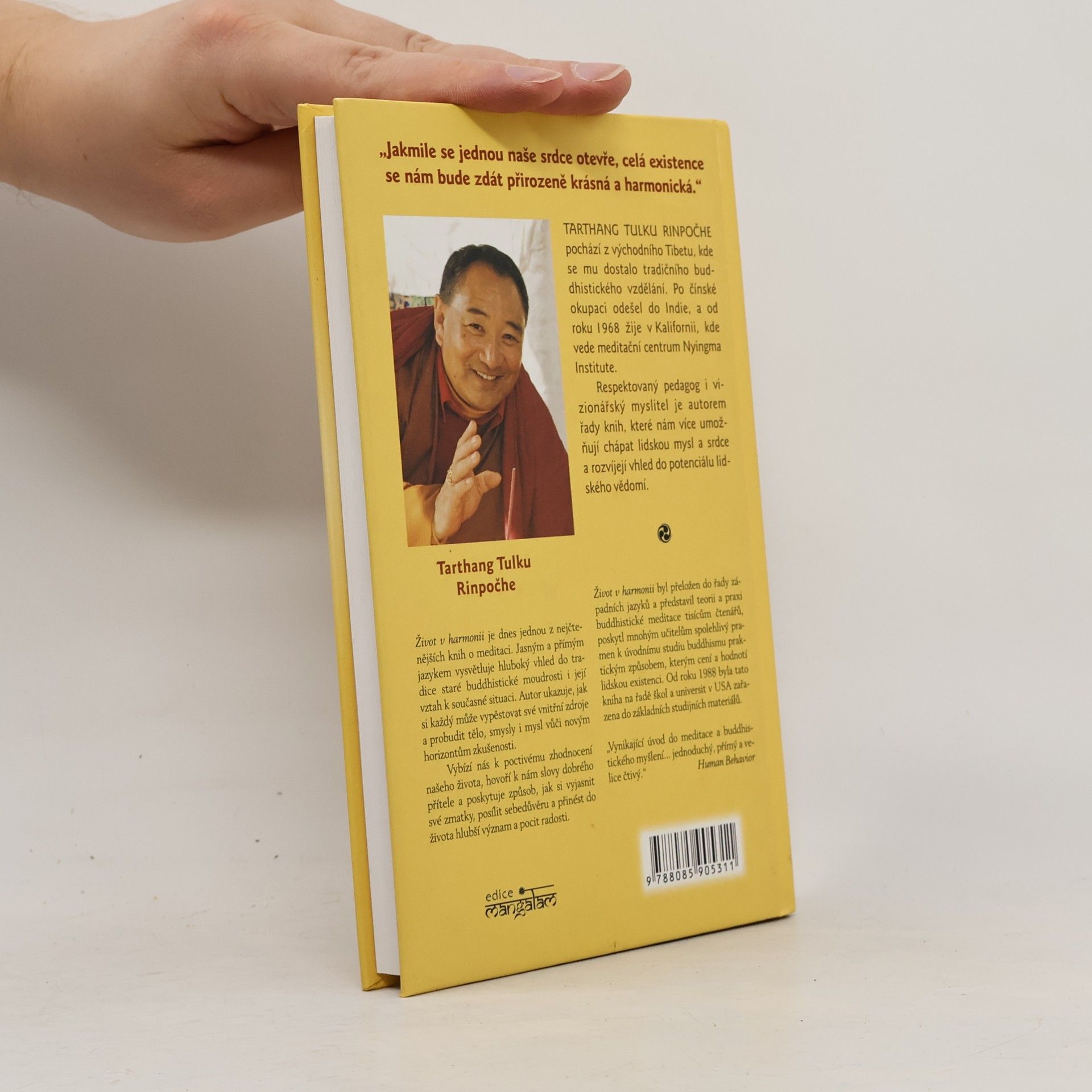 Tarthang Tulku Život v harmonii