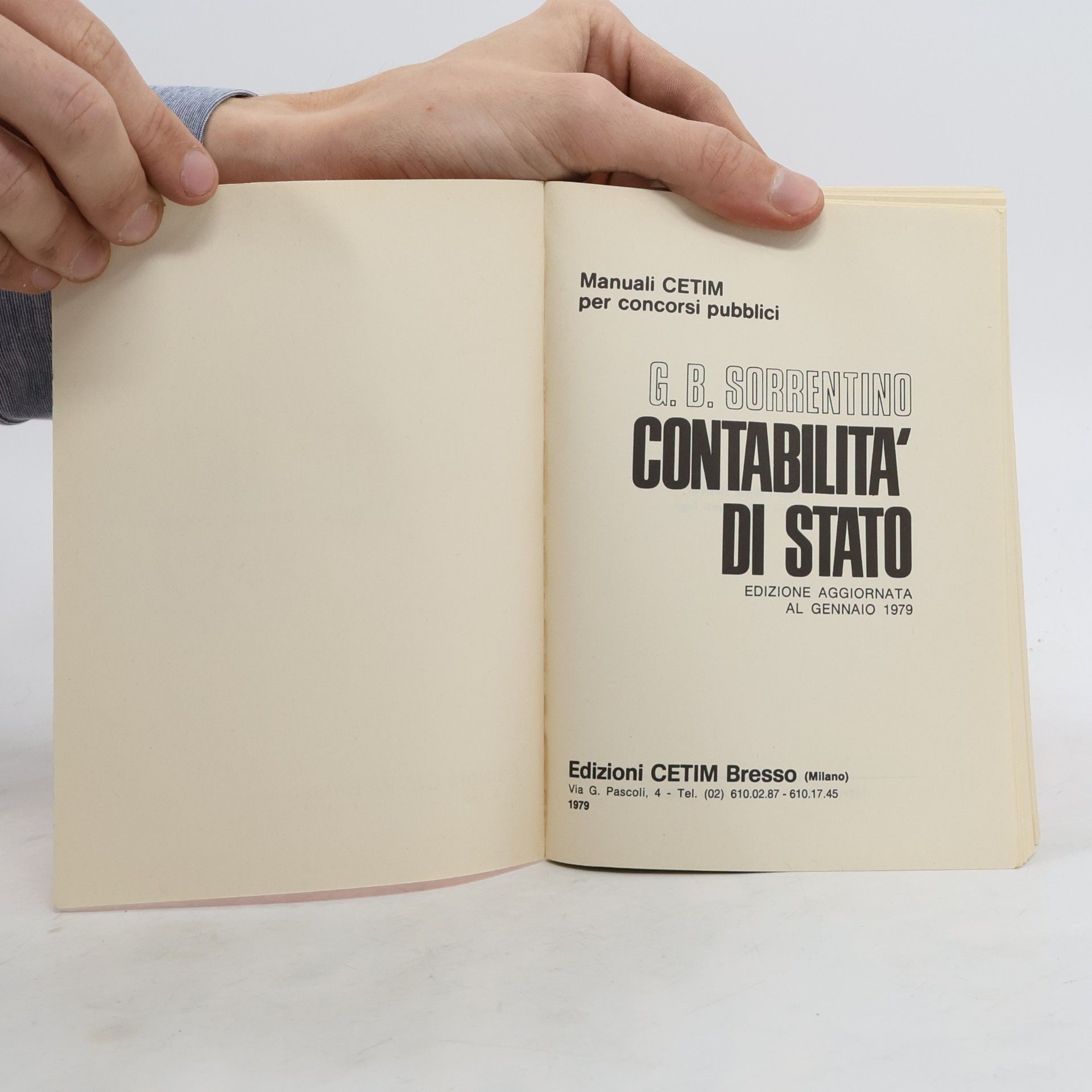 G. B. Sorrentino Contabilita' di Stato