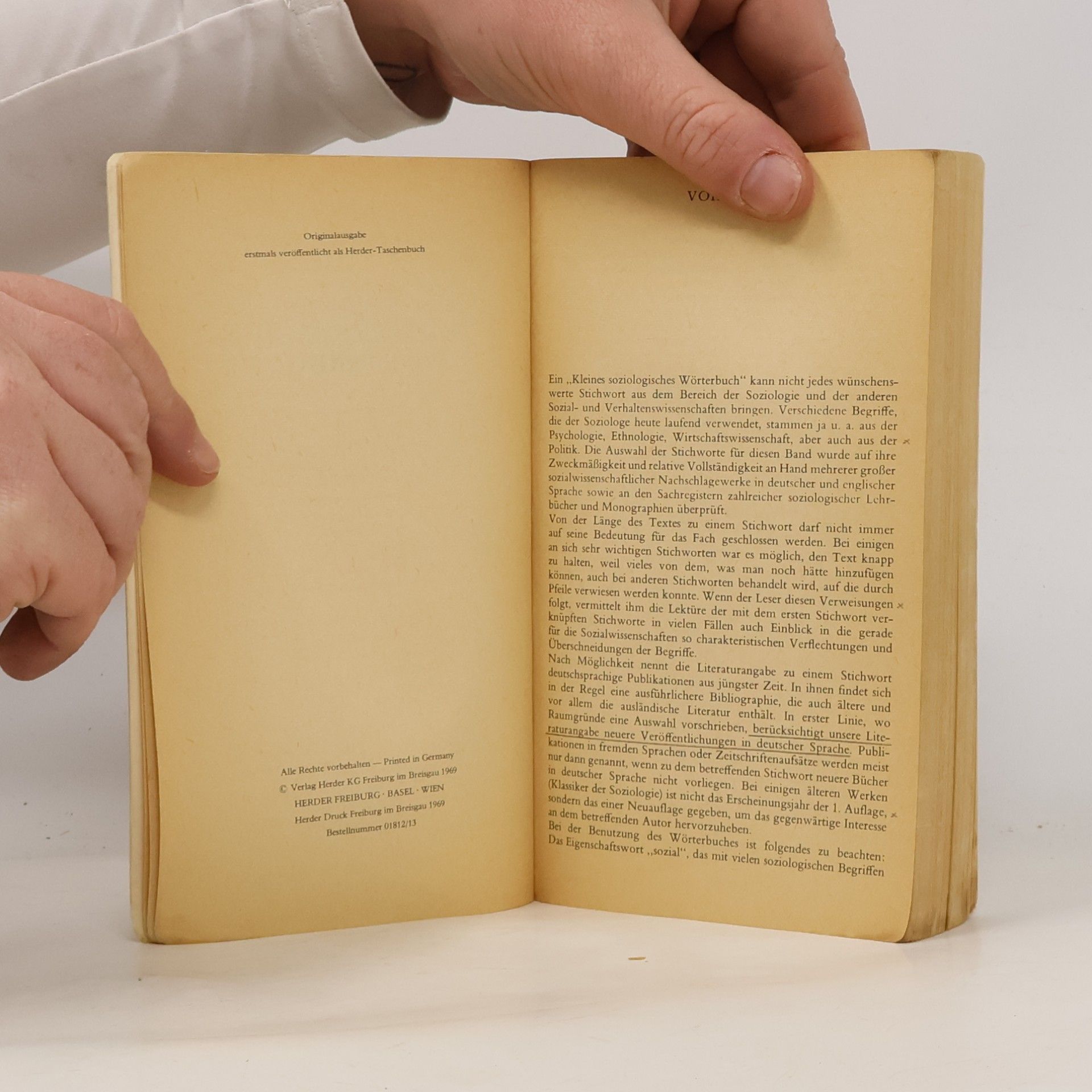 Helmut Schoeck Kleines soziologisches Wörterbuch
