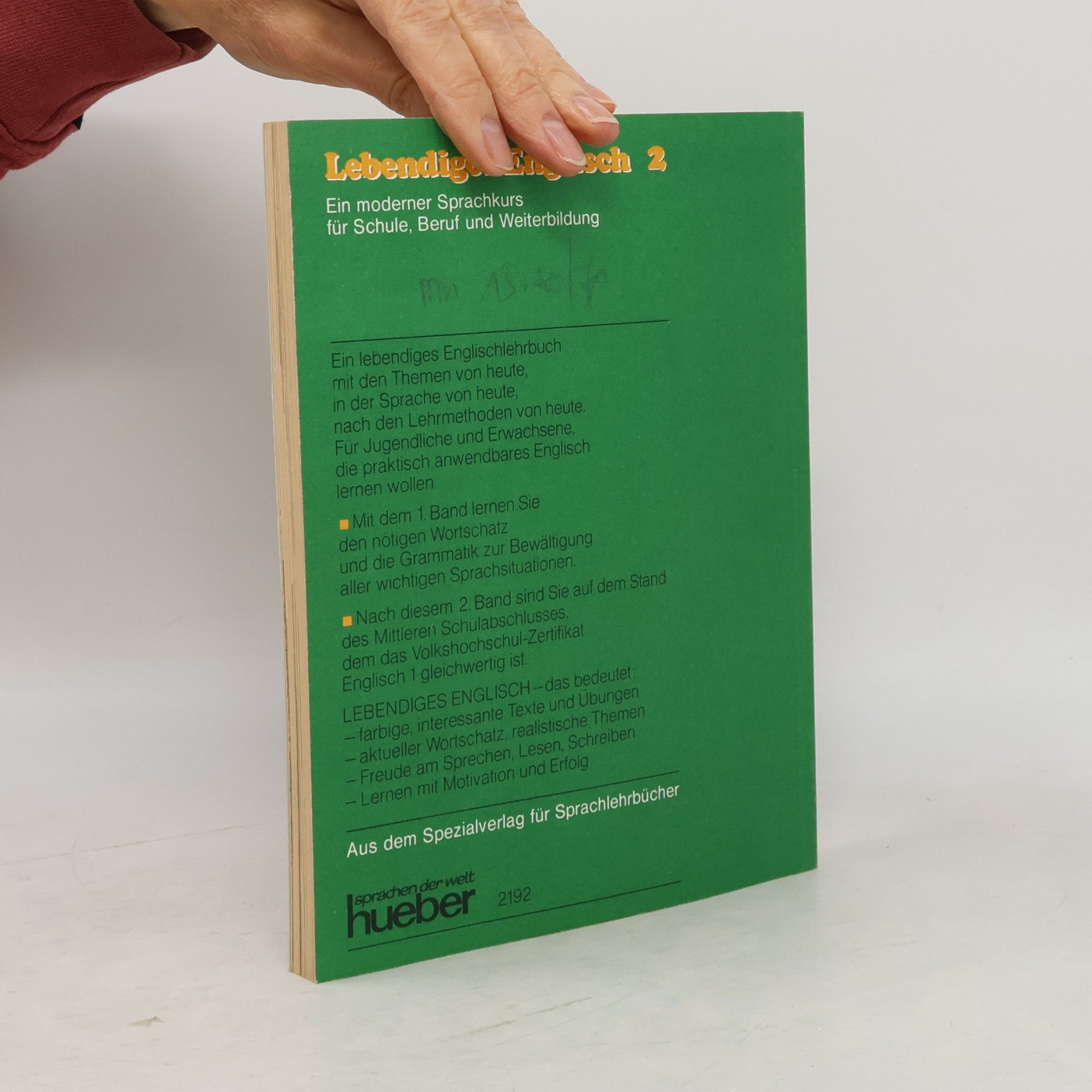 Hans G. Hoffman Lebendiges Englisch 2