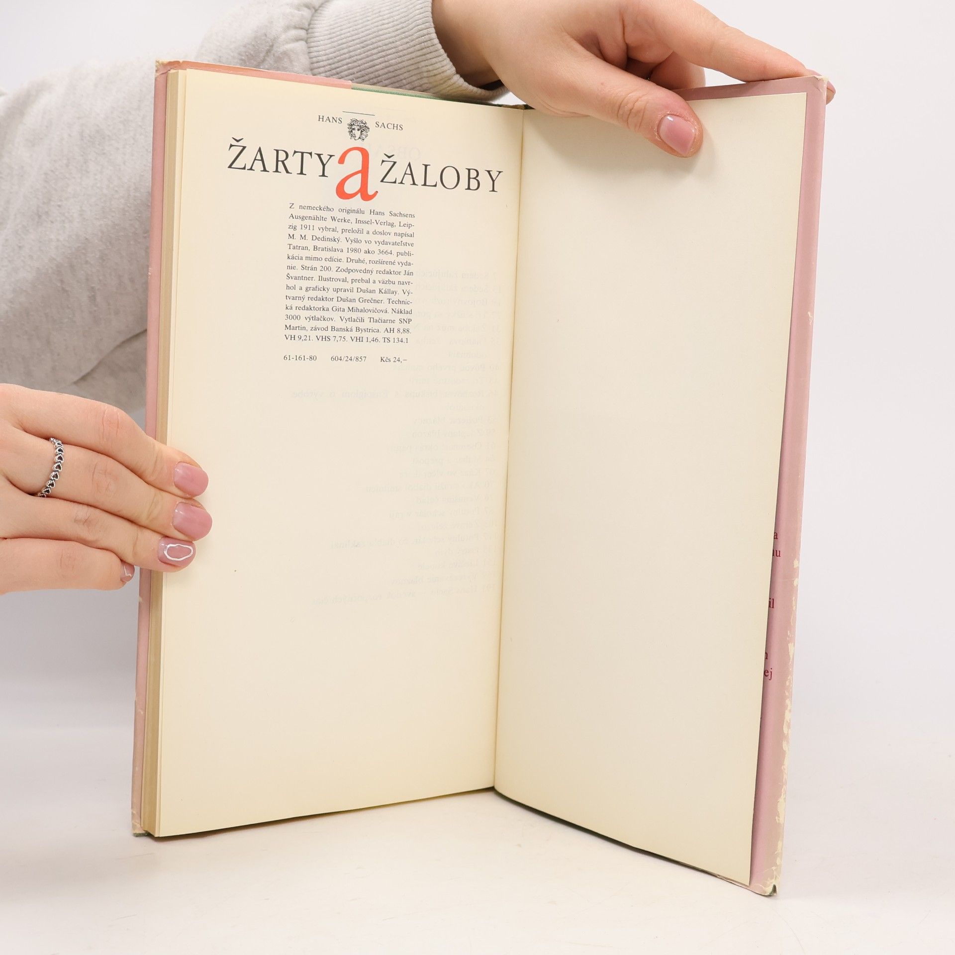 Hans Sachs Žarty a žaloby