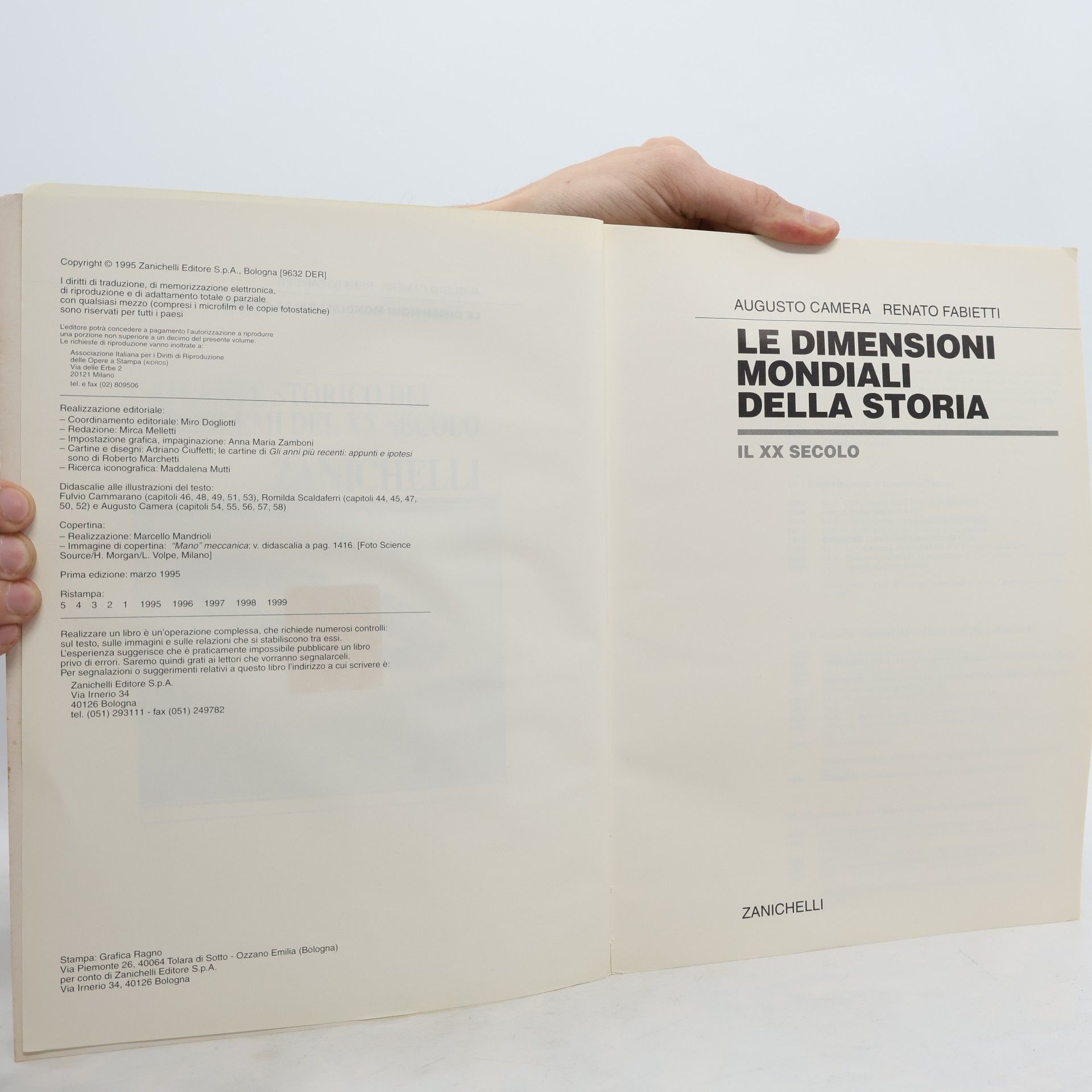 Augusto Camera Lineamenti di Storia - 3: Le dimensioni mondiali della storia