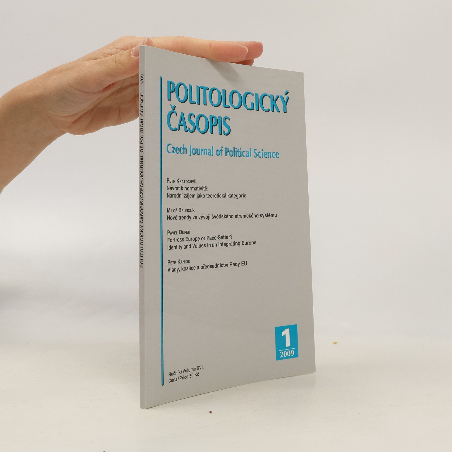 Autorenkollektiv Politologický časopis č. 1, roč. XVI