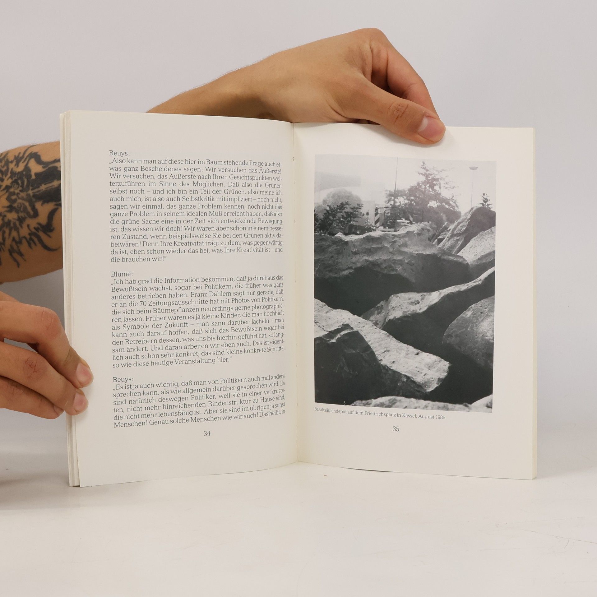Joseph Beuys Zwei Gespräche über Bäume