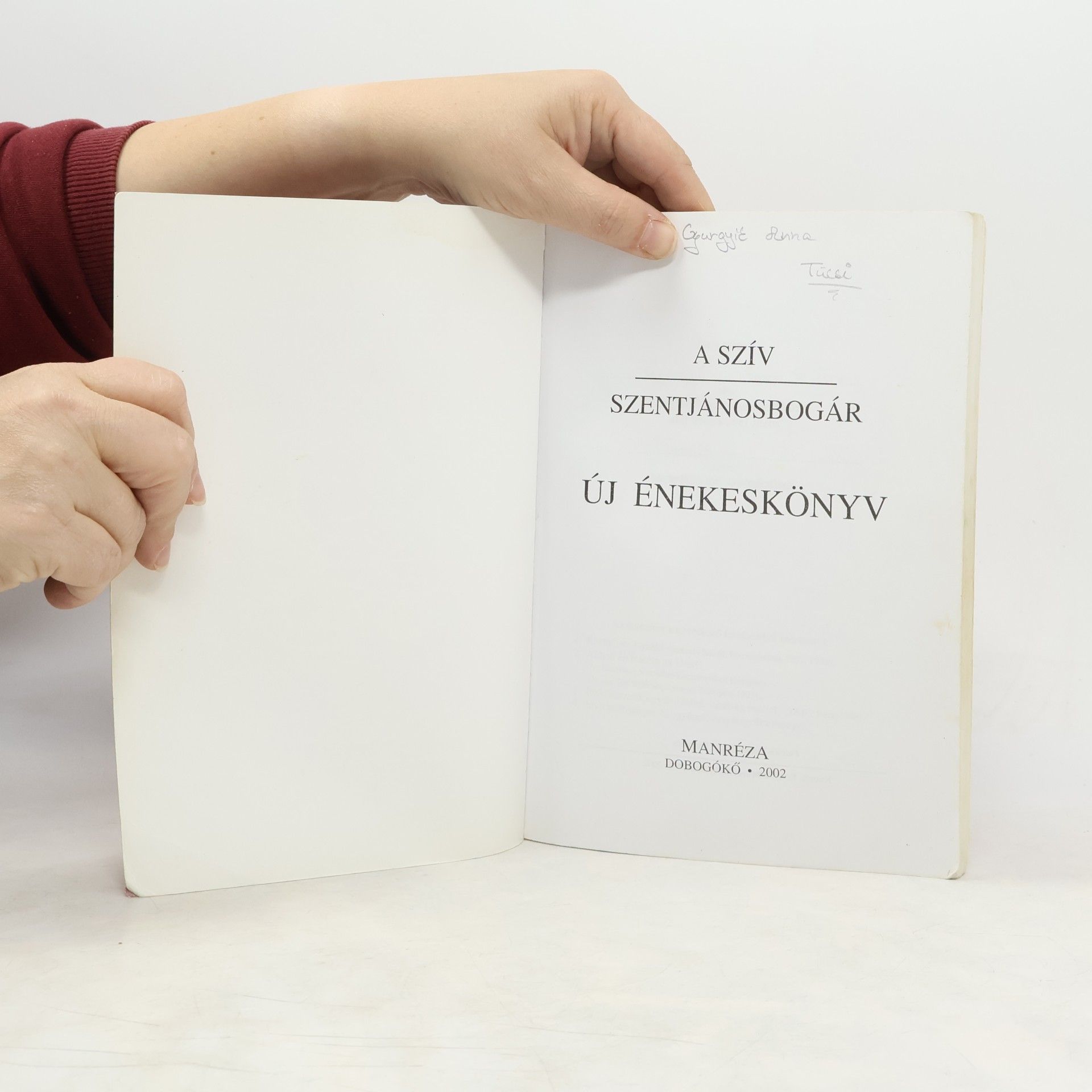 Sajgó Szabolcs  A Szív Szentjánosbogár – Új énekeskönyv