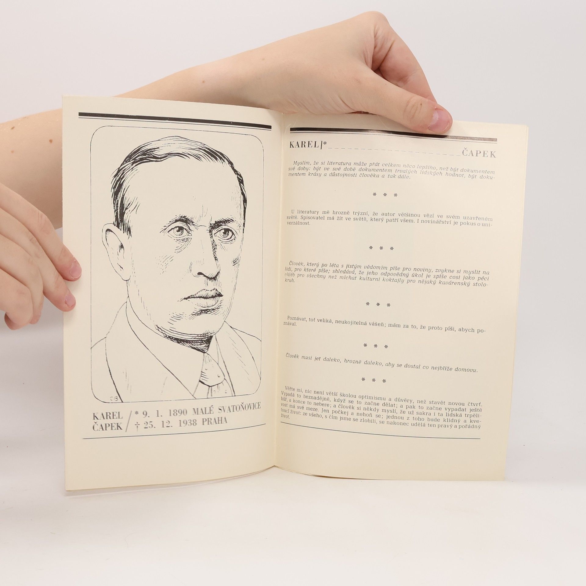 Karel Čapek Karel Čapek