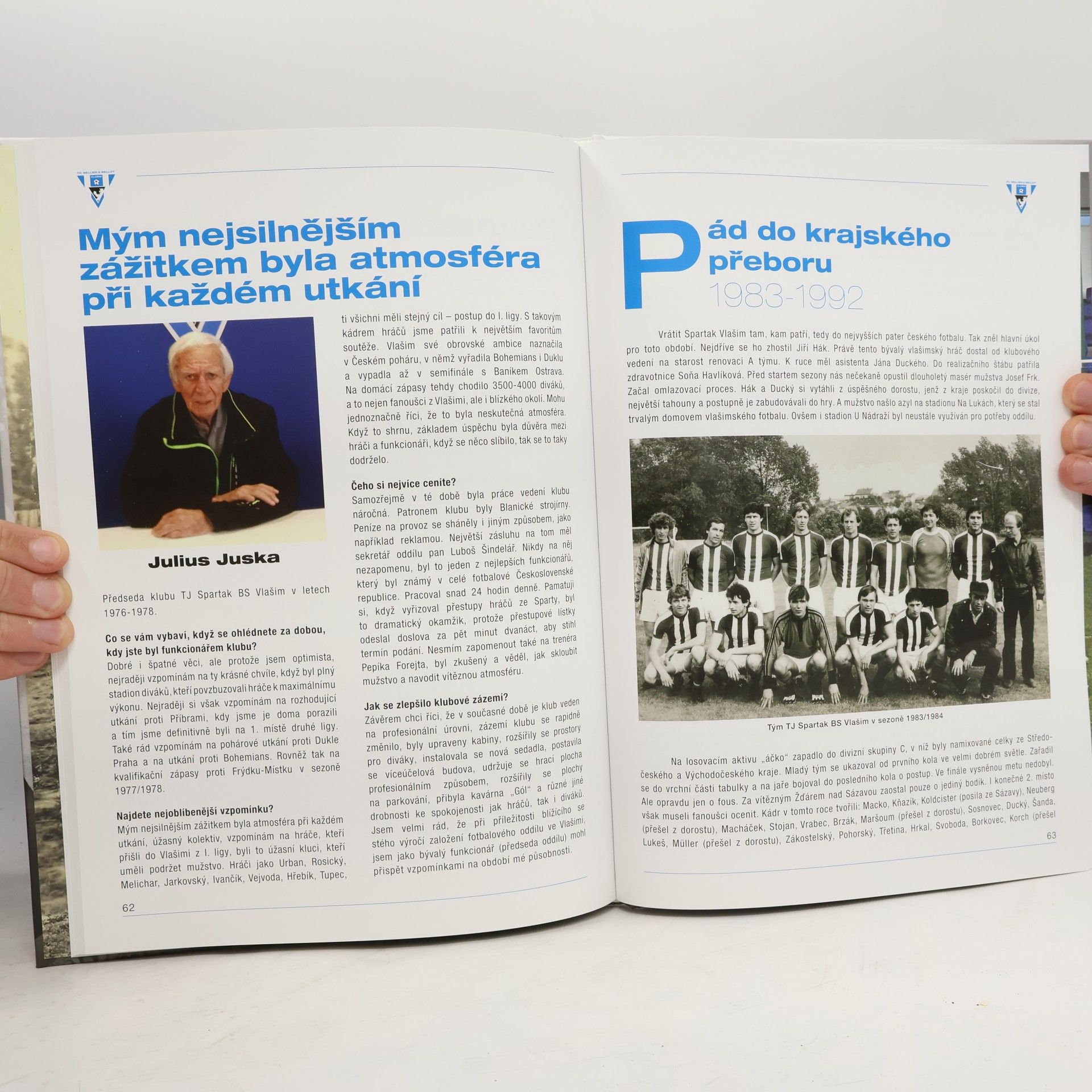 Pavel Hartman 100 let fotbalu ve Vlašimi