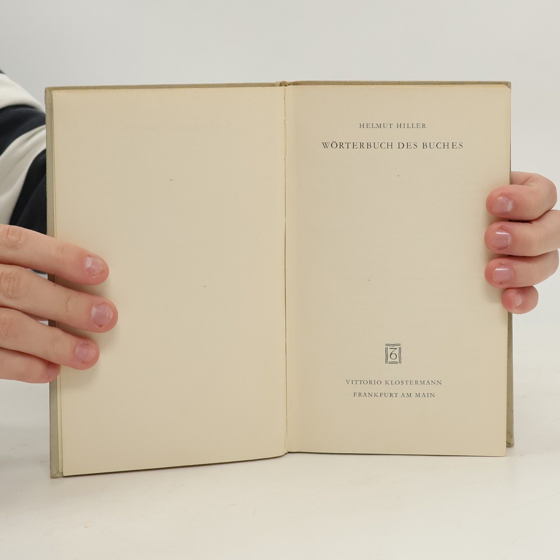 Helmut Hiller Wörterbuch des Buches