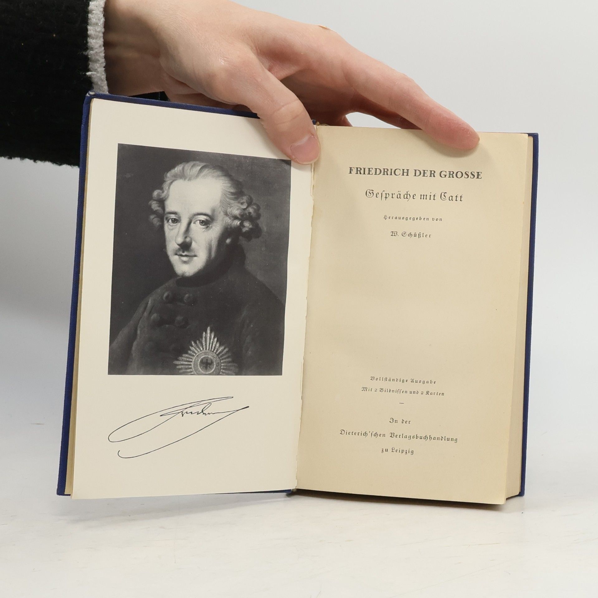 Friedrich der Große Gespräche mit Henri de Catt