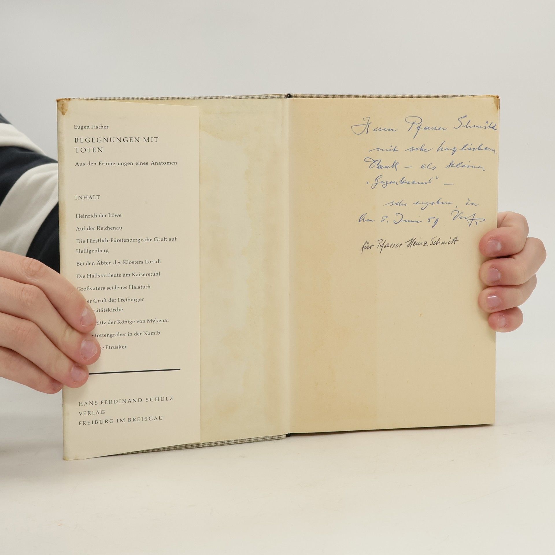 Eugen Fischer Begegnungen mit Toten