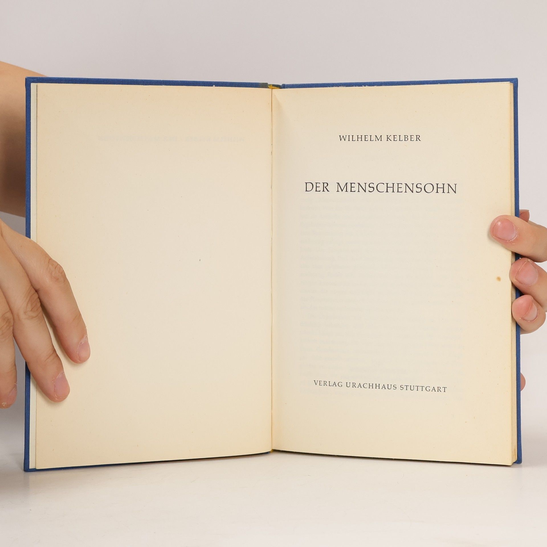 Wilhelm Kelber Der Menschensohn