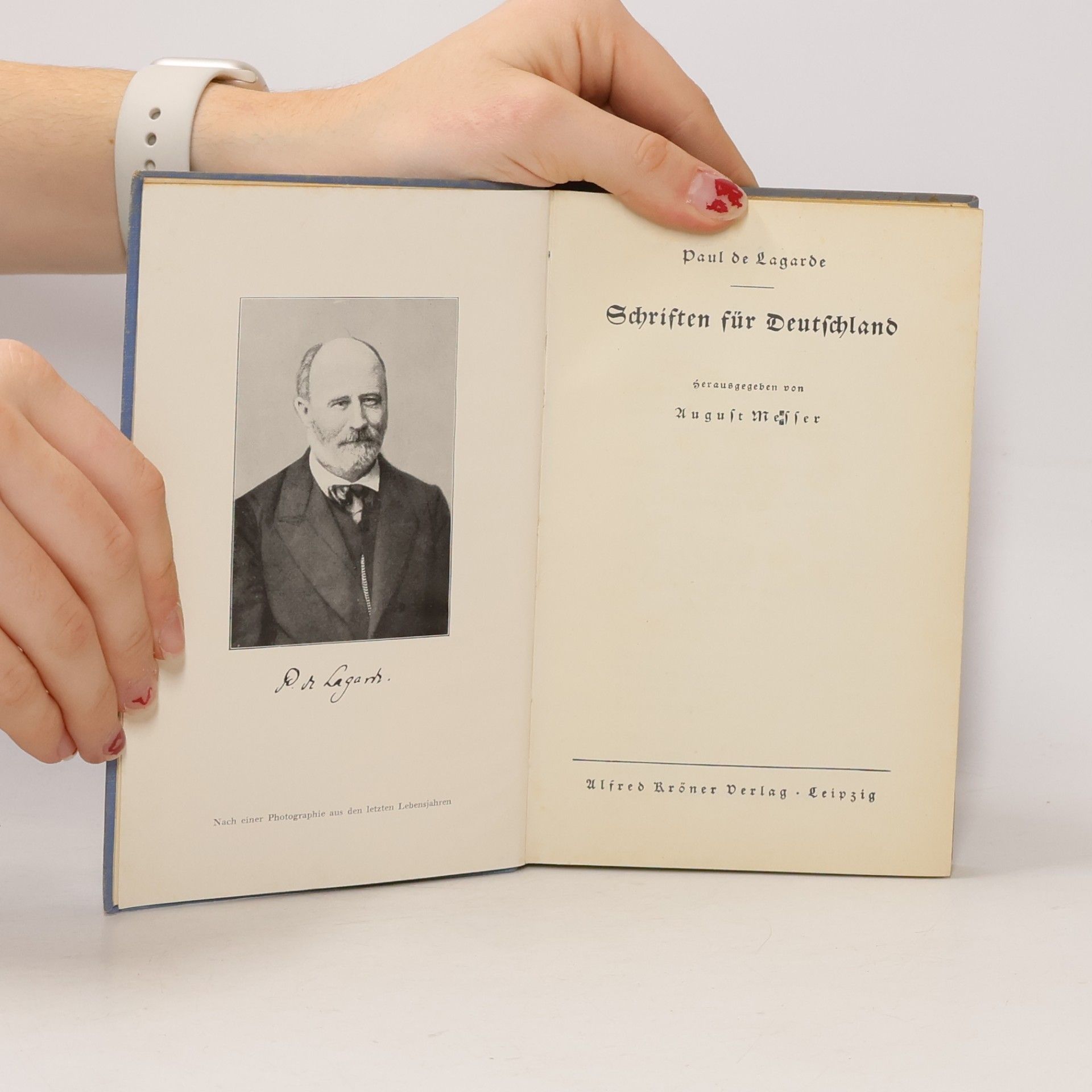 Paul de Lagarde Schriften für Deutschland
