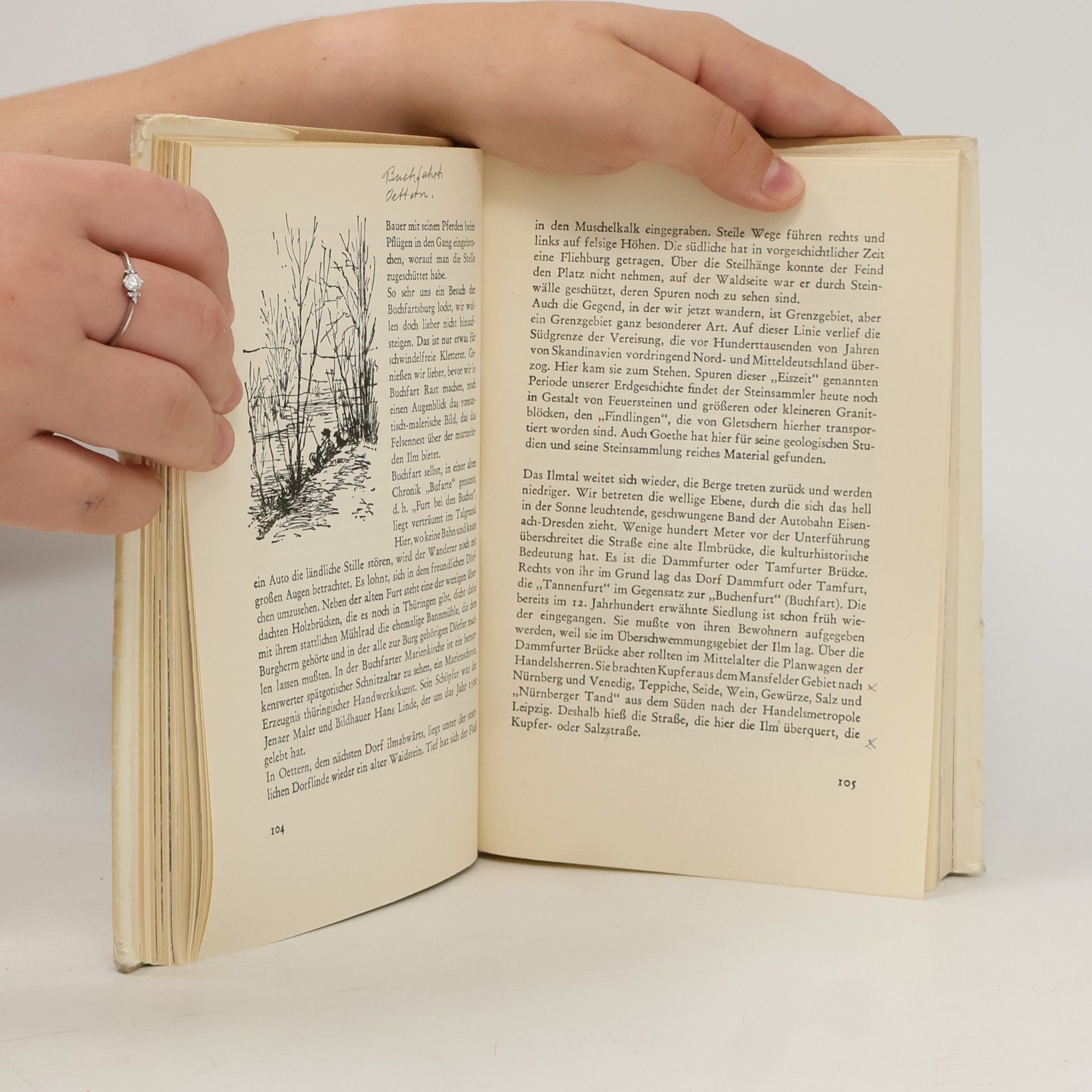 Fritz Kühnlenz Ilmwanderung mit Goethe