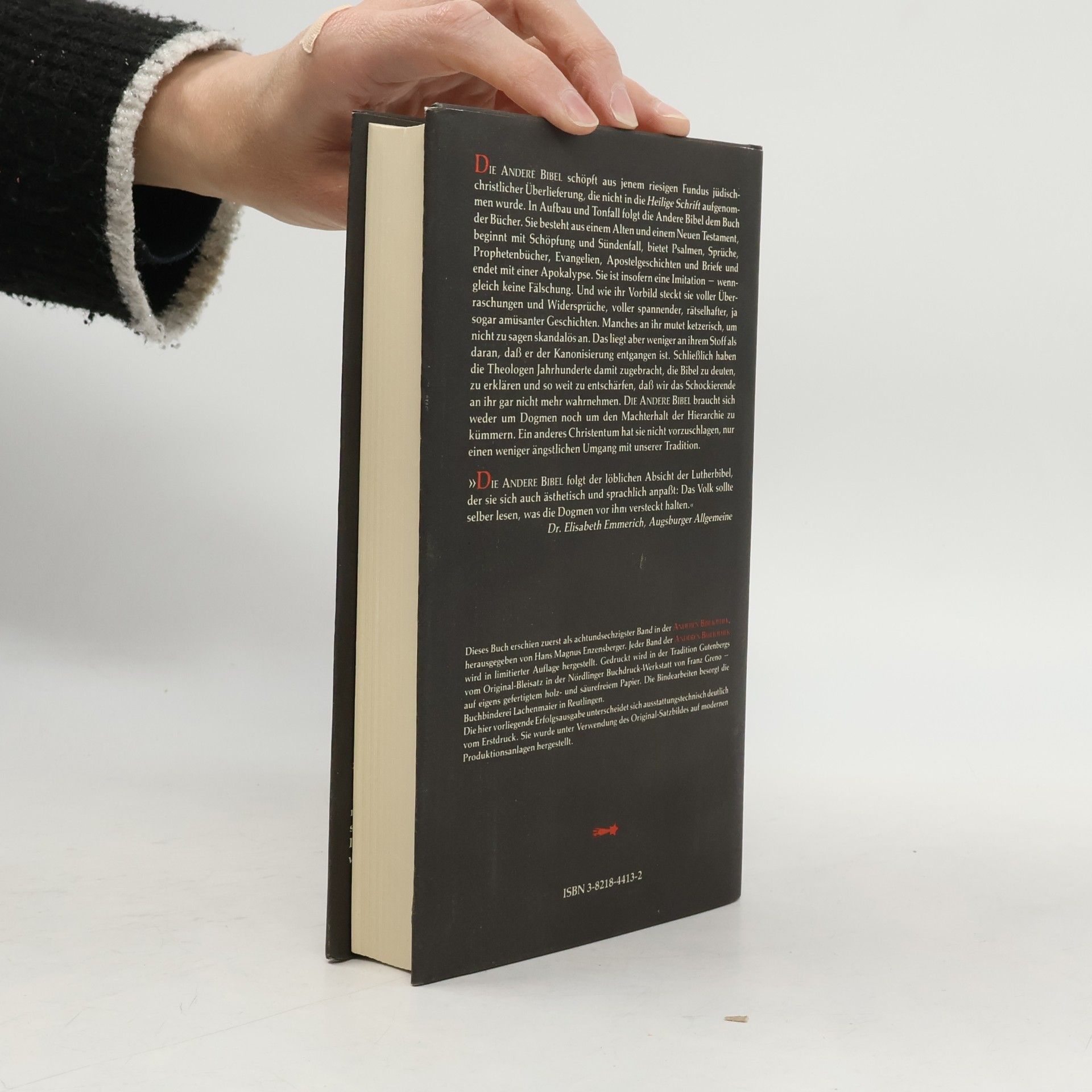 Alfred Pfabigan Die Andere Bibel : mit Altem und Neuem Testament