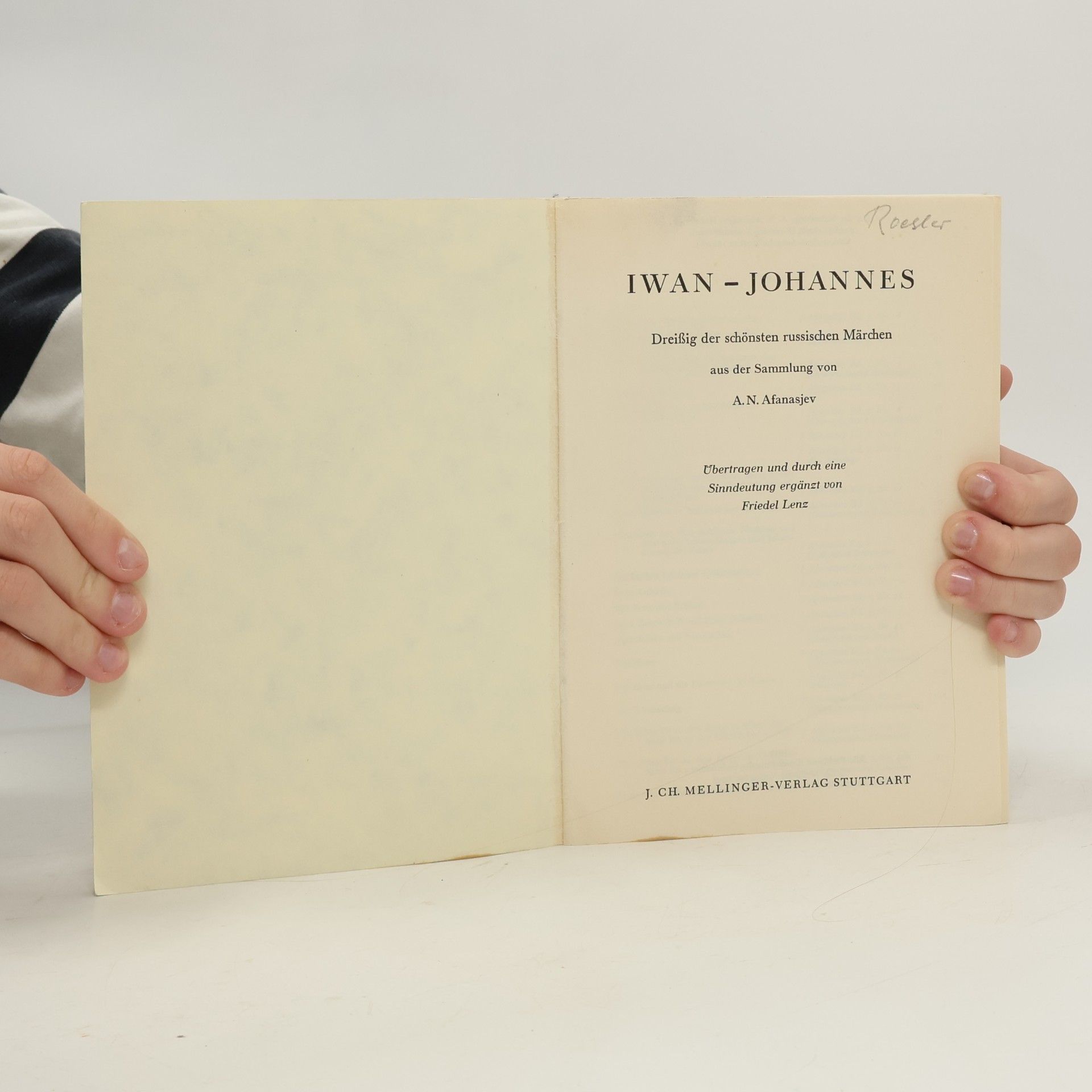 Friedel Lenz Iwan - Johannes