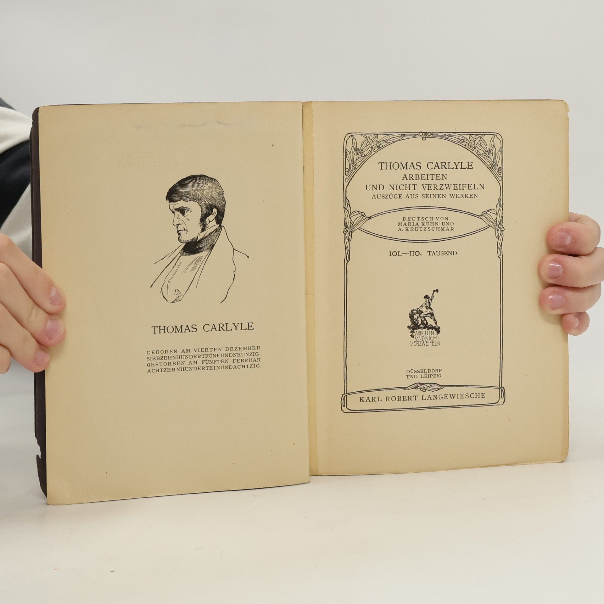 Thomas Carlyle Arbeiten und nicht verzweifeln