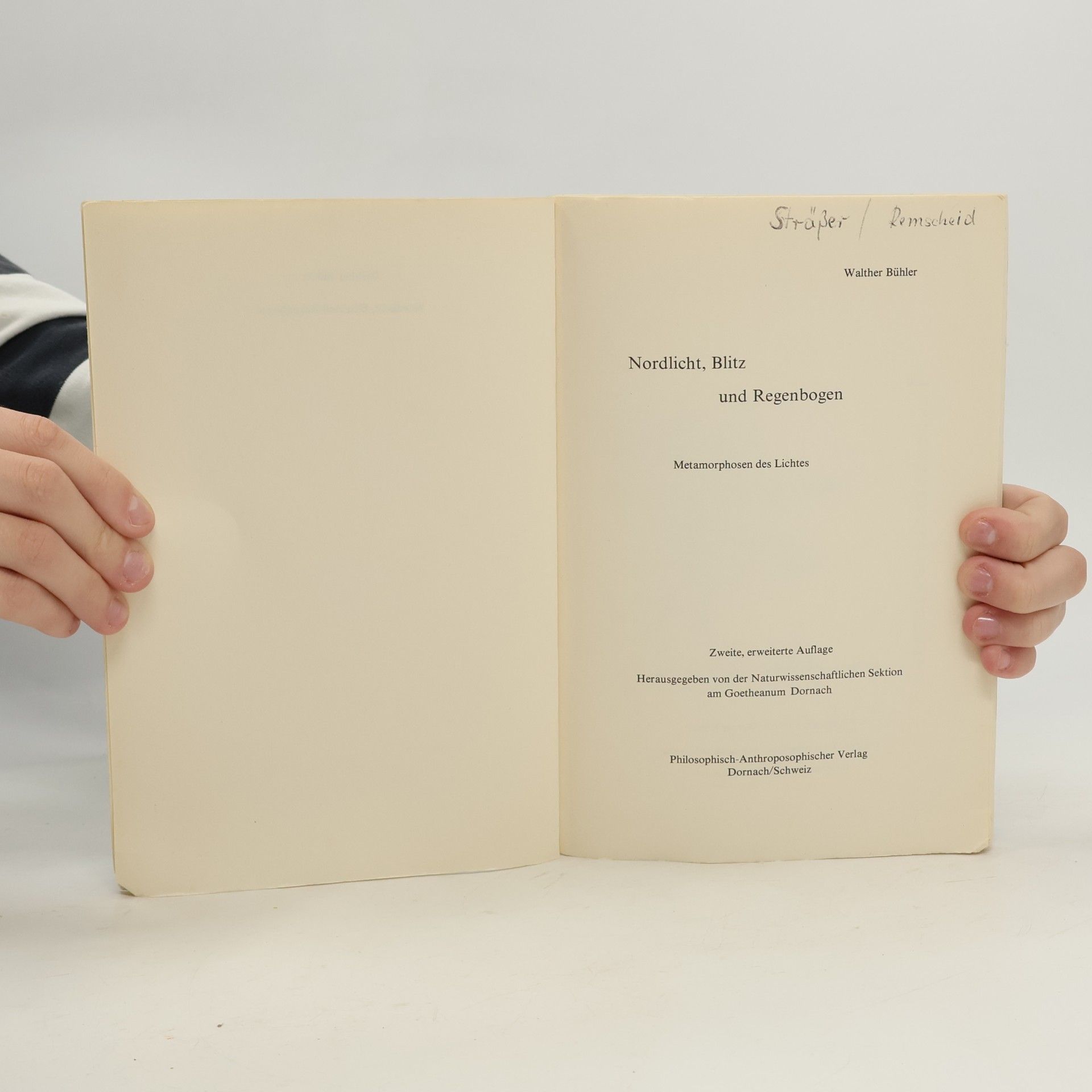 Walther Bühler Nordlicht, Blitz und Regenbogen