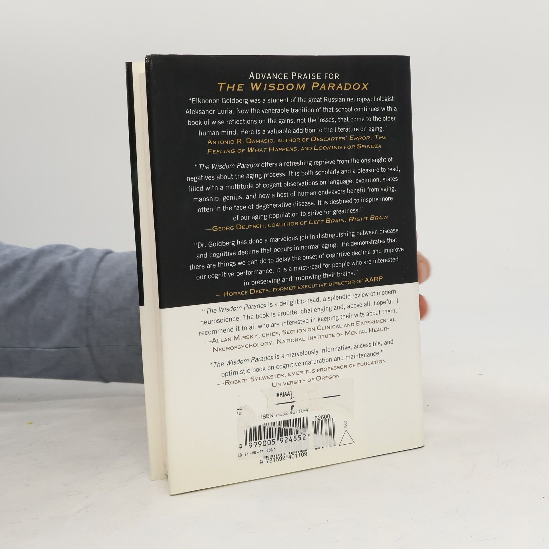 Elkhonon Goldberg The Wisdom Paradox