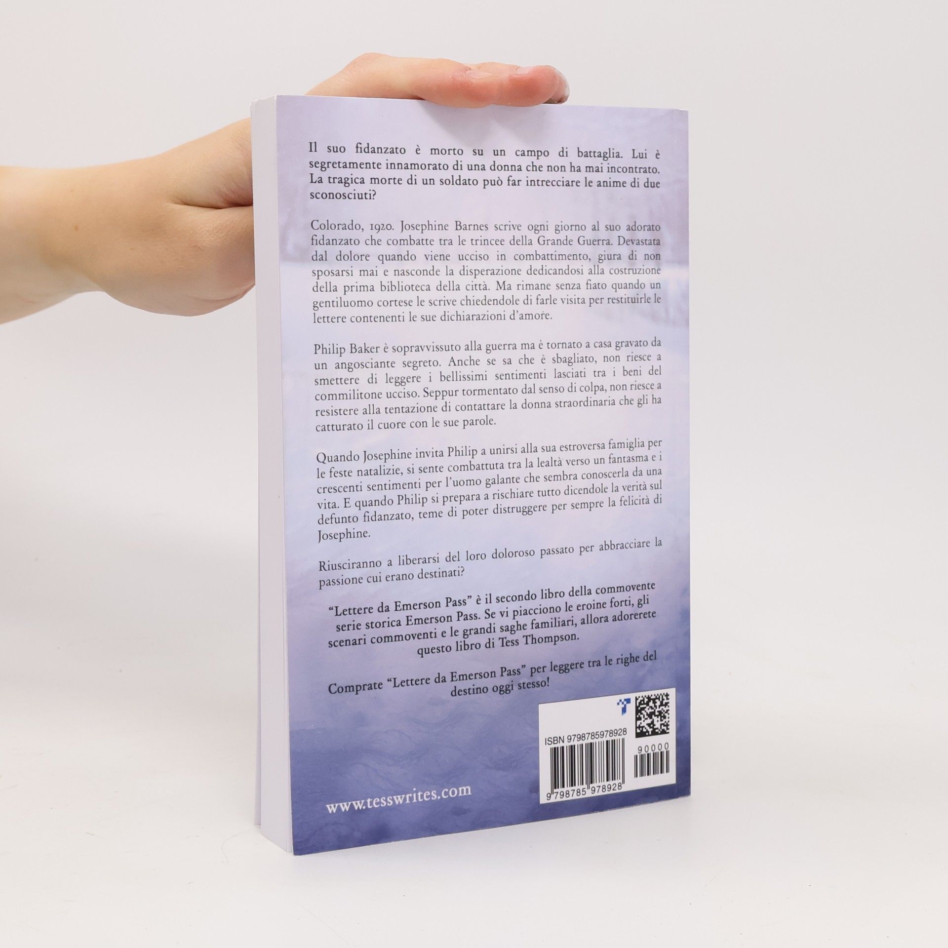 Tess Thompson Lettere da Emerson Pass