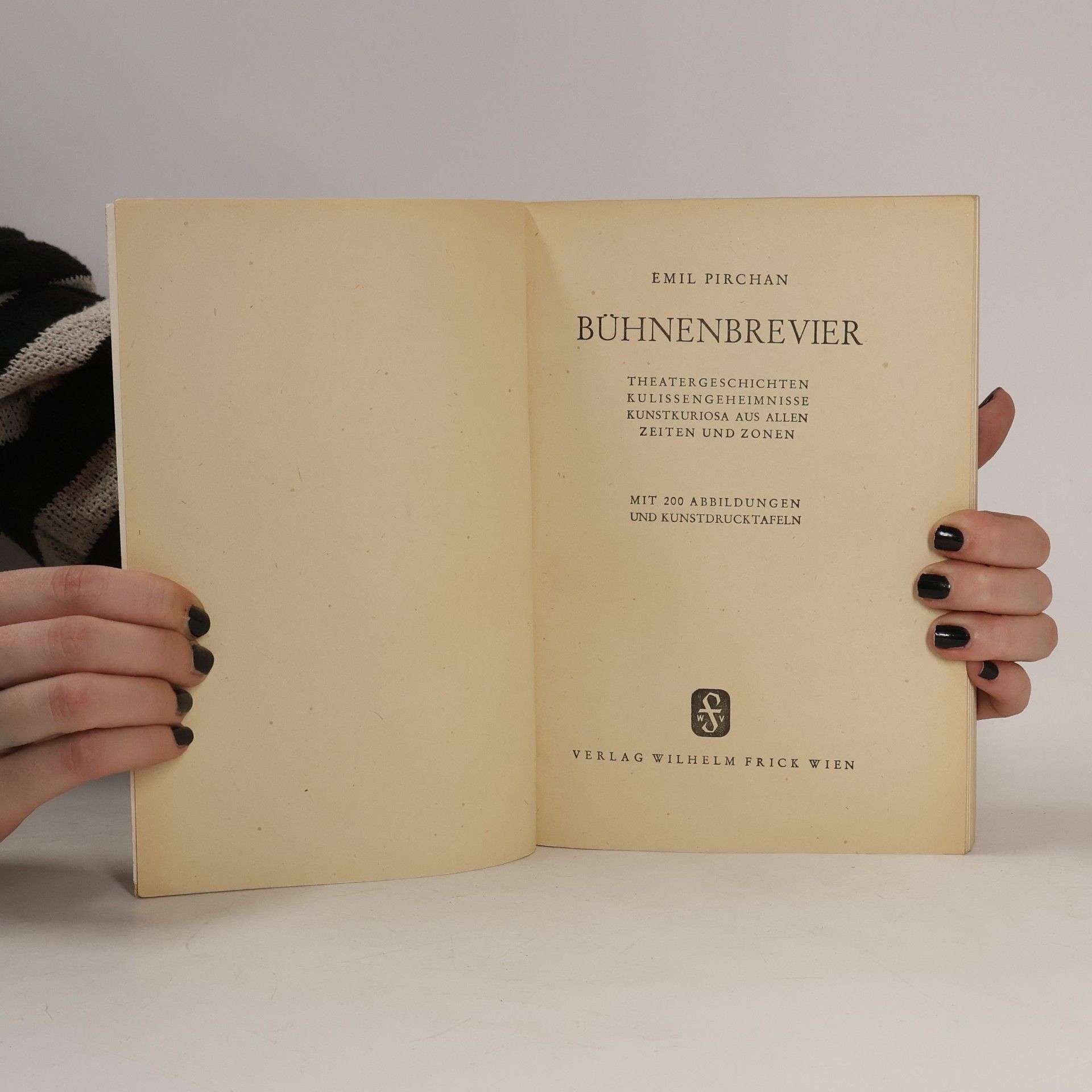 Emil Pirchan Bühnenbrevier