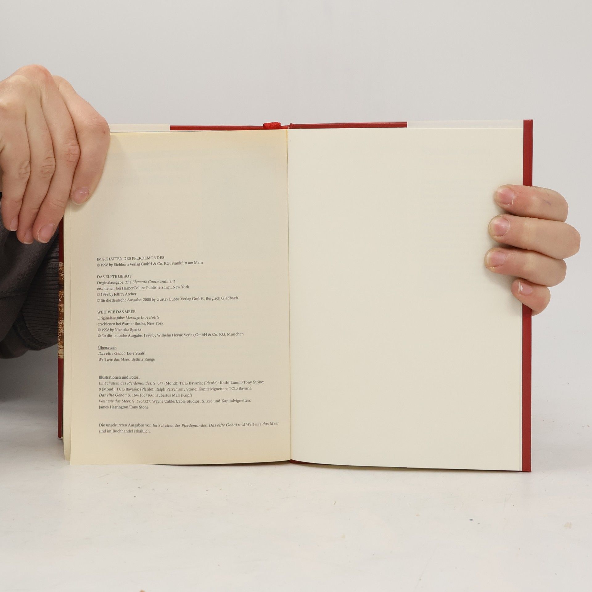 Evita Wolff Reader’s Digest Auswahlbücher. Im Schatten des Pferdemondes. Das Elfte Gebot. Weit wie das Meer