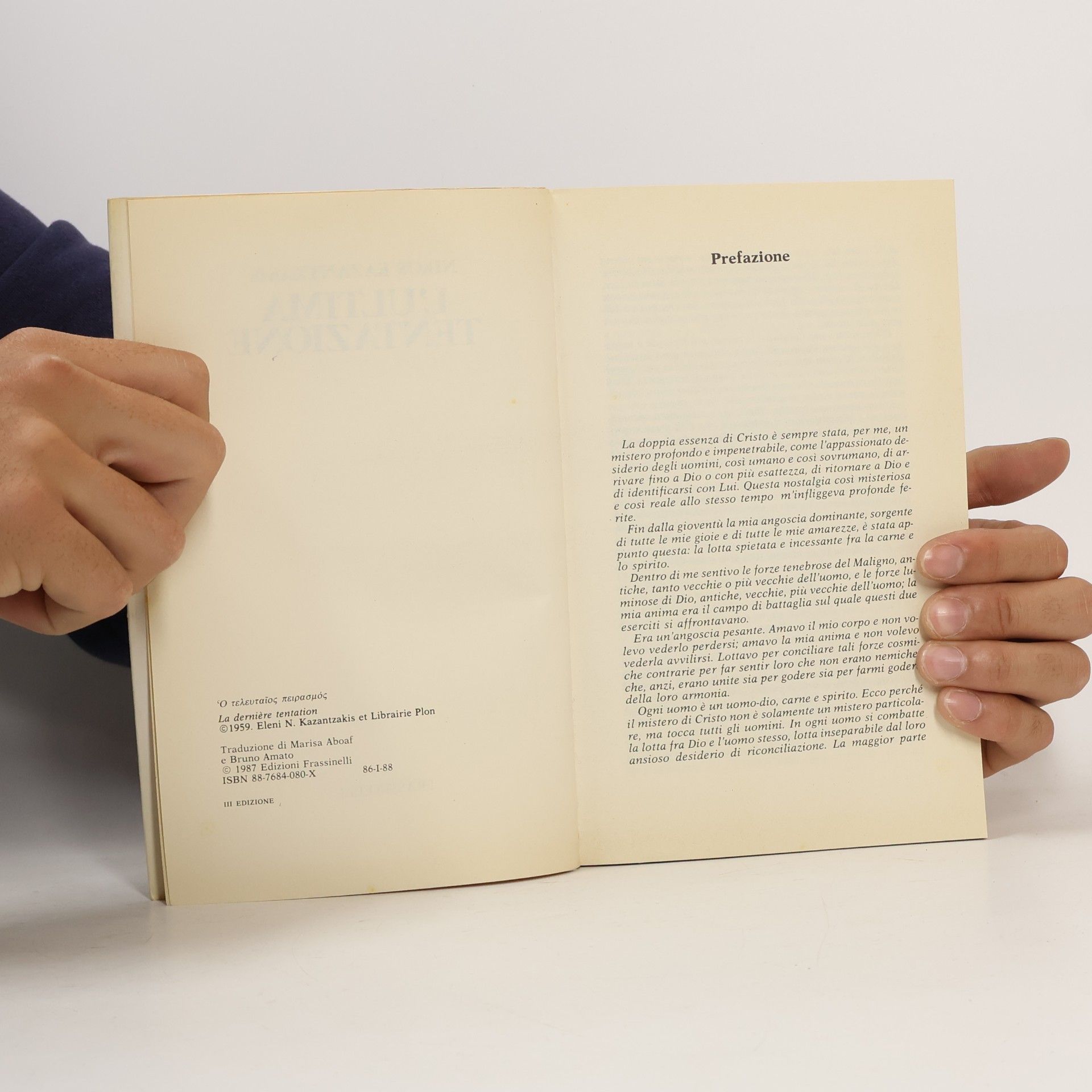 Nikos Kazantzakis L'ultima tentazione