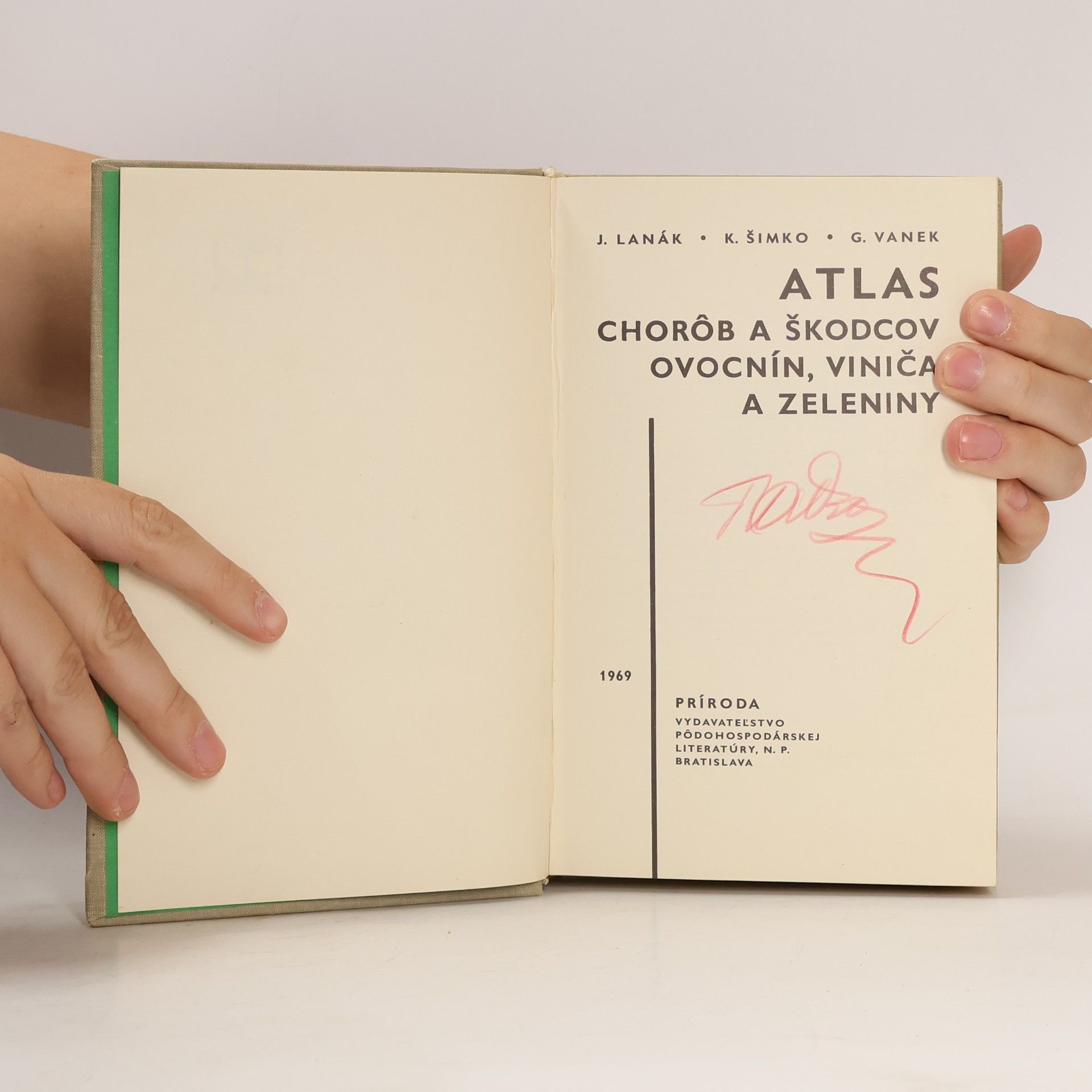 Collectif d'auteurs Atlas chorôb a škodcov ovocnín, viniča a zelenín