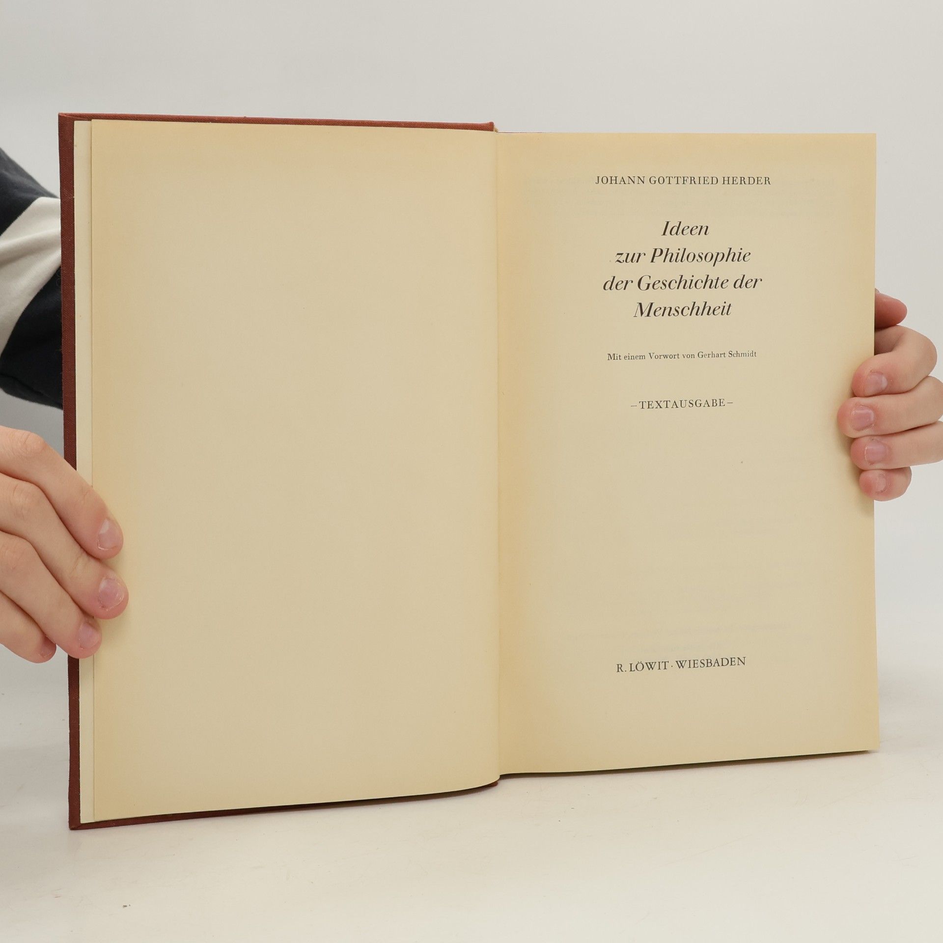Johann Gottfried Herder Ideen