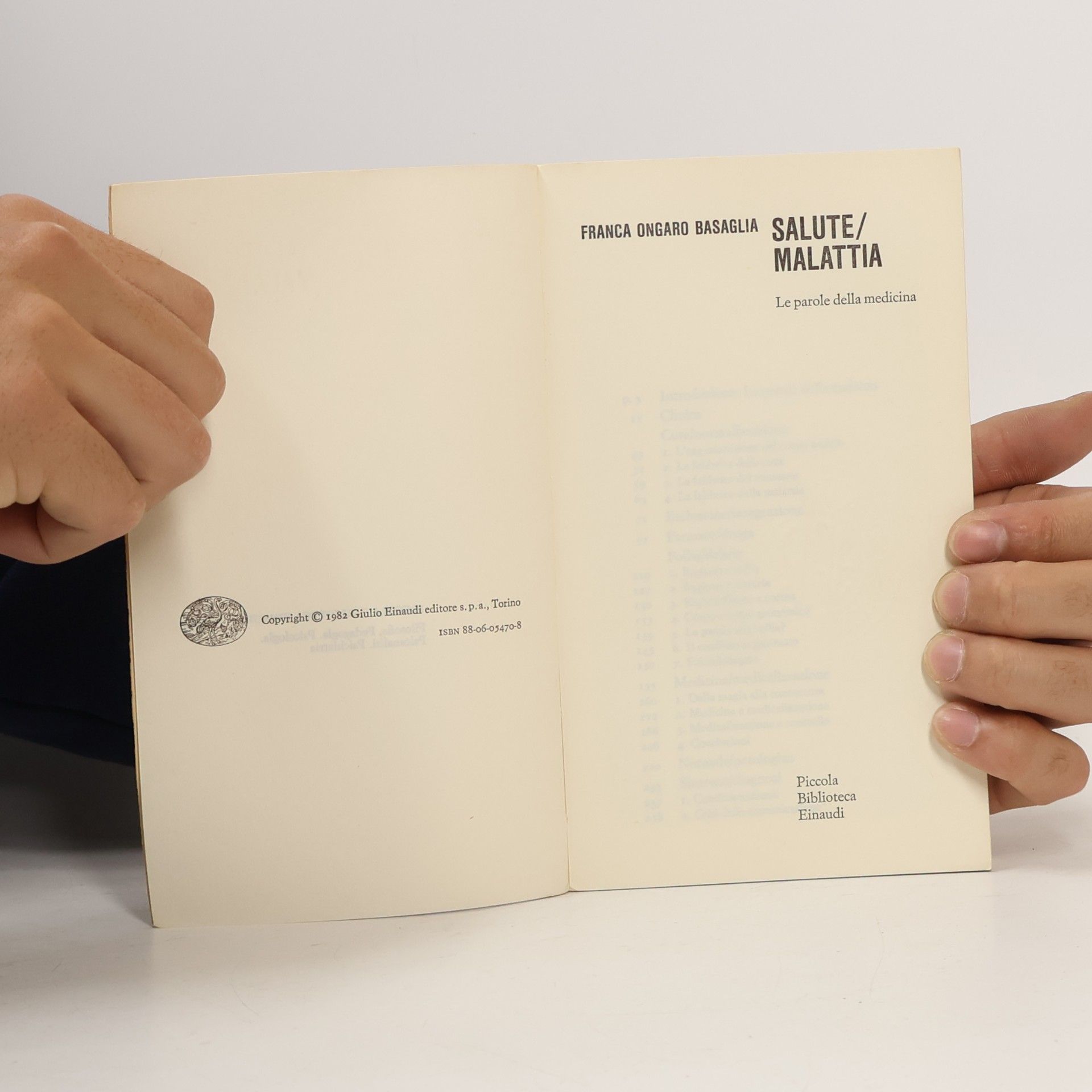 Franca Ongaro Basaglia Salute/malattia