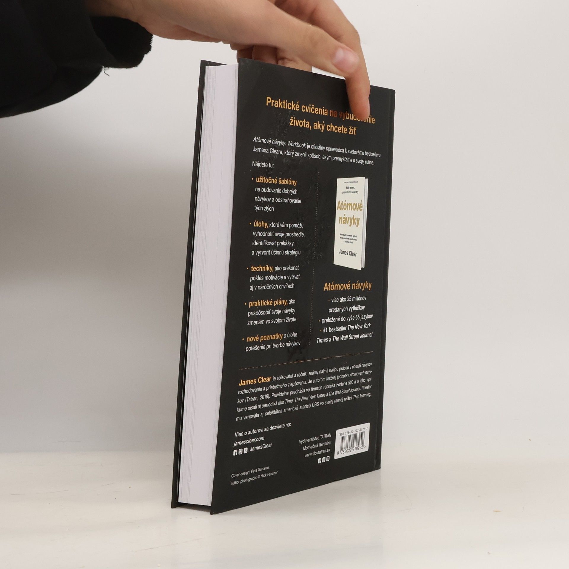 James Clear Atómové návyky: Workbook