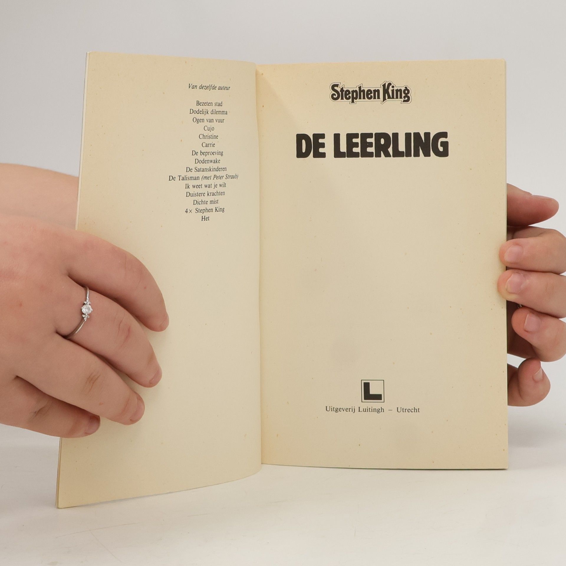 Stephen King De Leerling