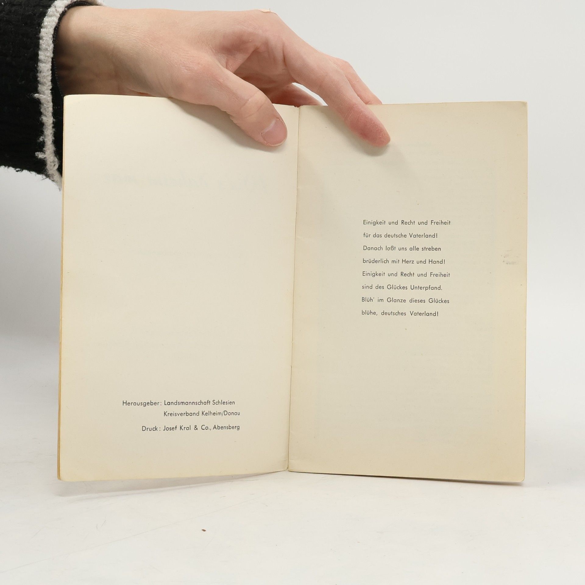 Various authors Landsmannschaft Schlesien