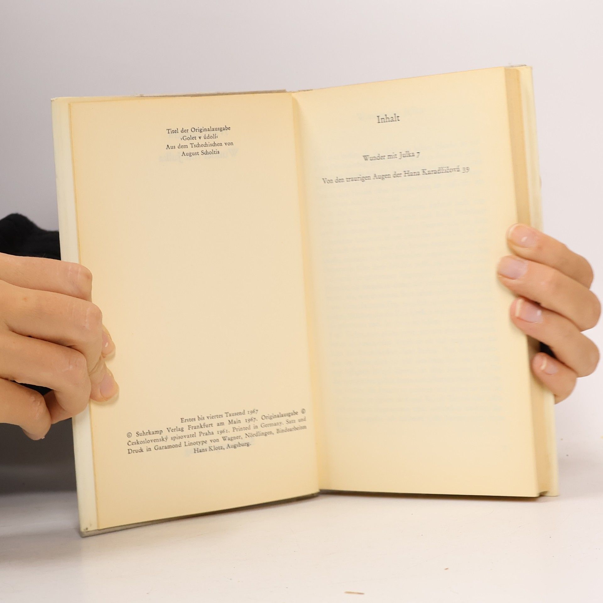 Ivan Olbracht Wunder mit Julka