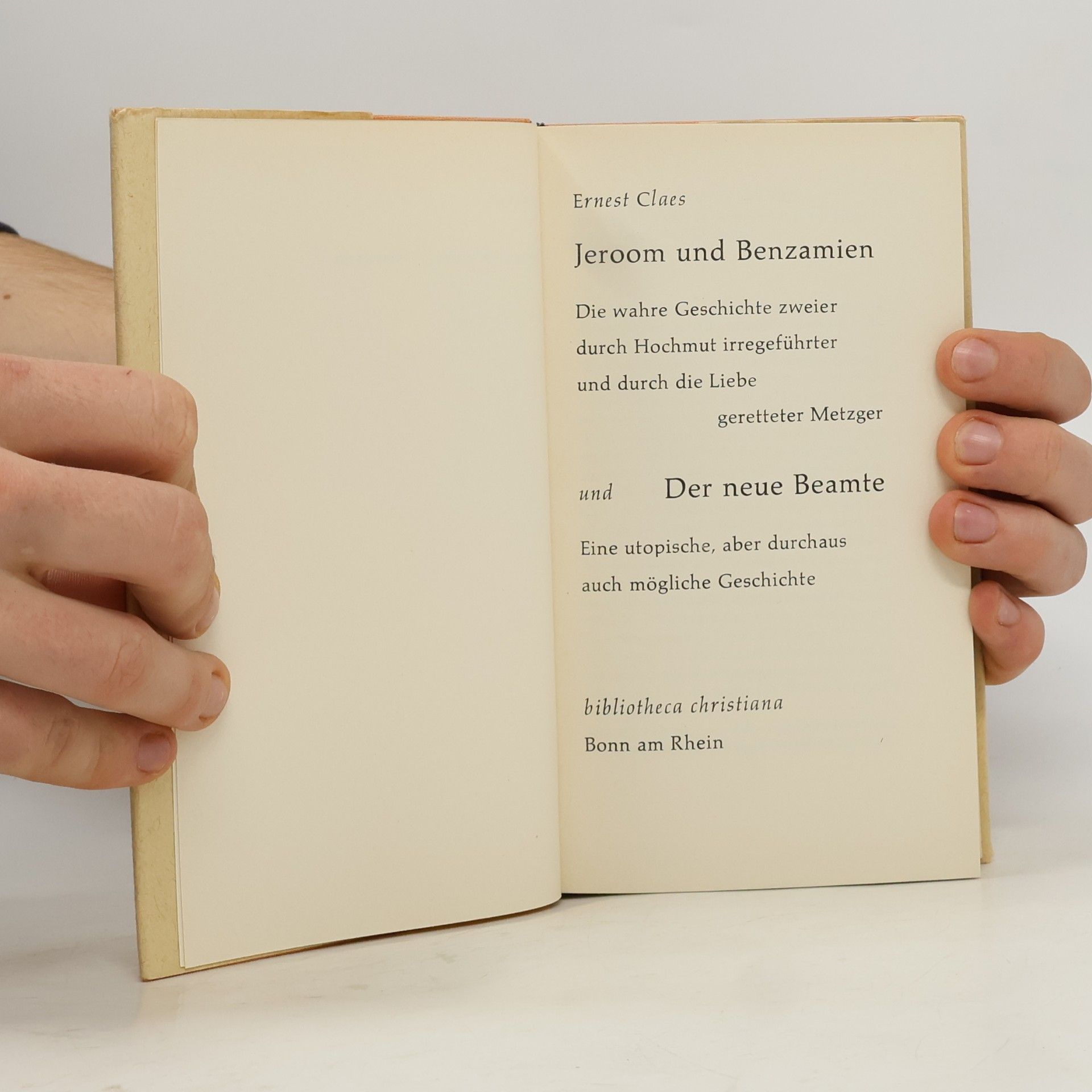 Ernest Claes Jeroom und Benzamien. Der neue Beamte