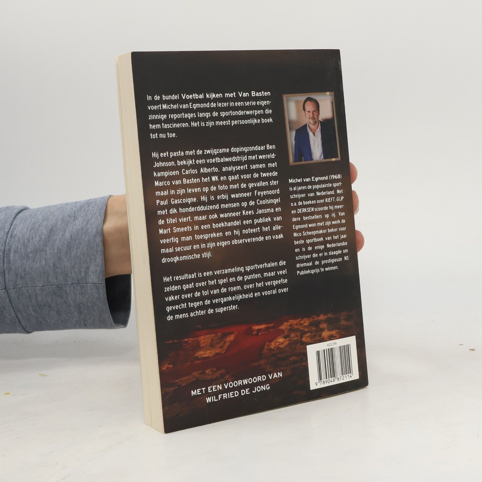 Michel van Egmond Voetbal kijken met Van Basten